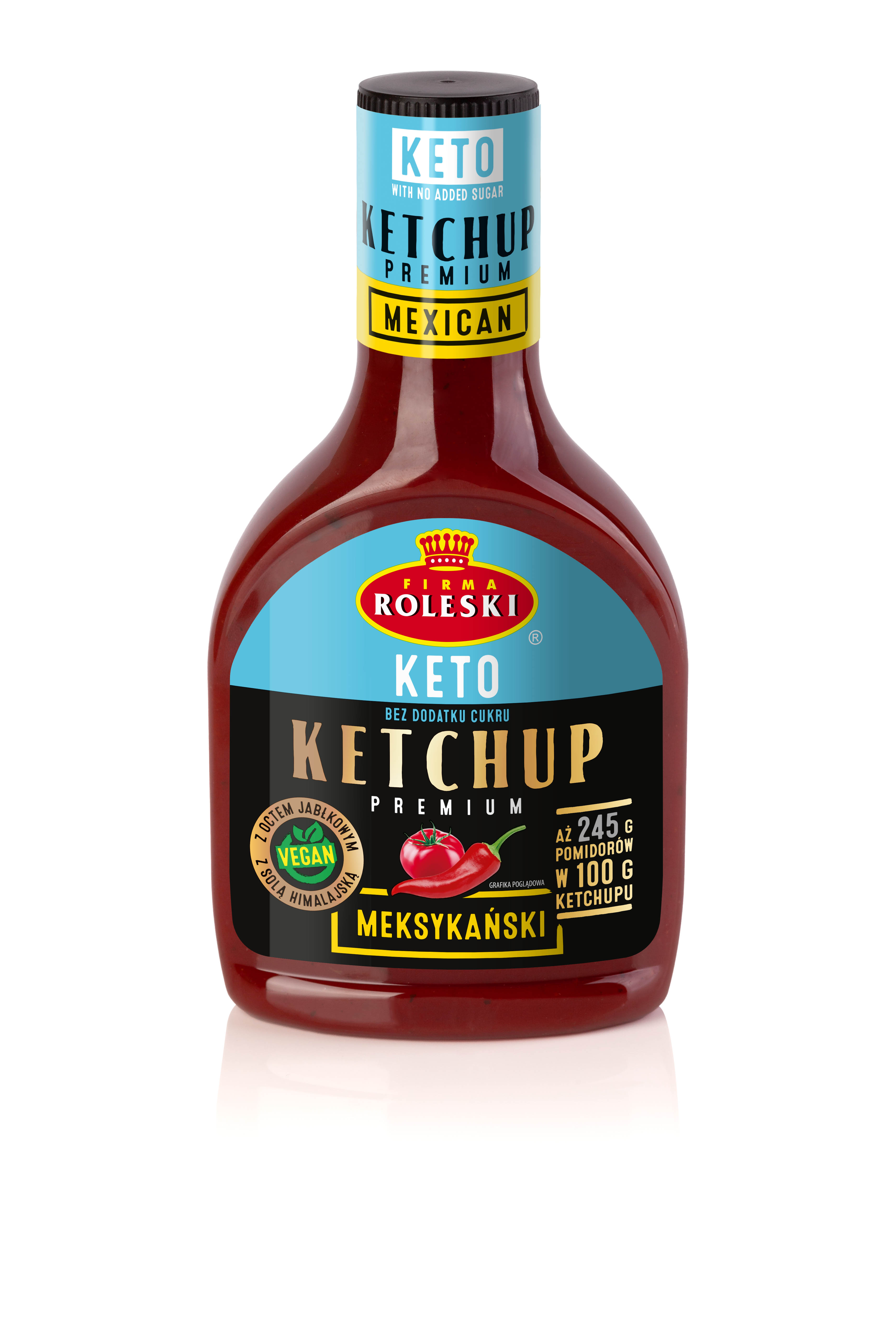 Roleski Ketchup Keto Meksykański 425 G