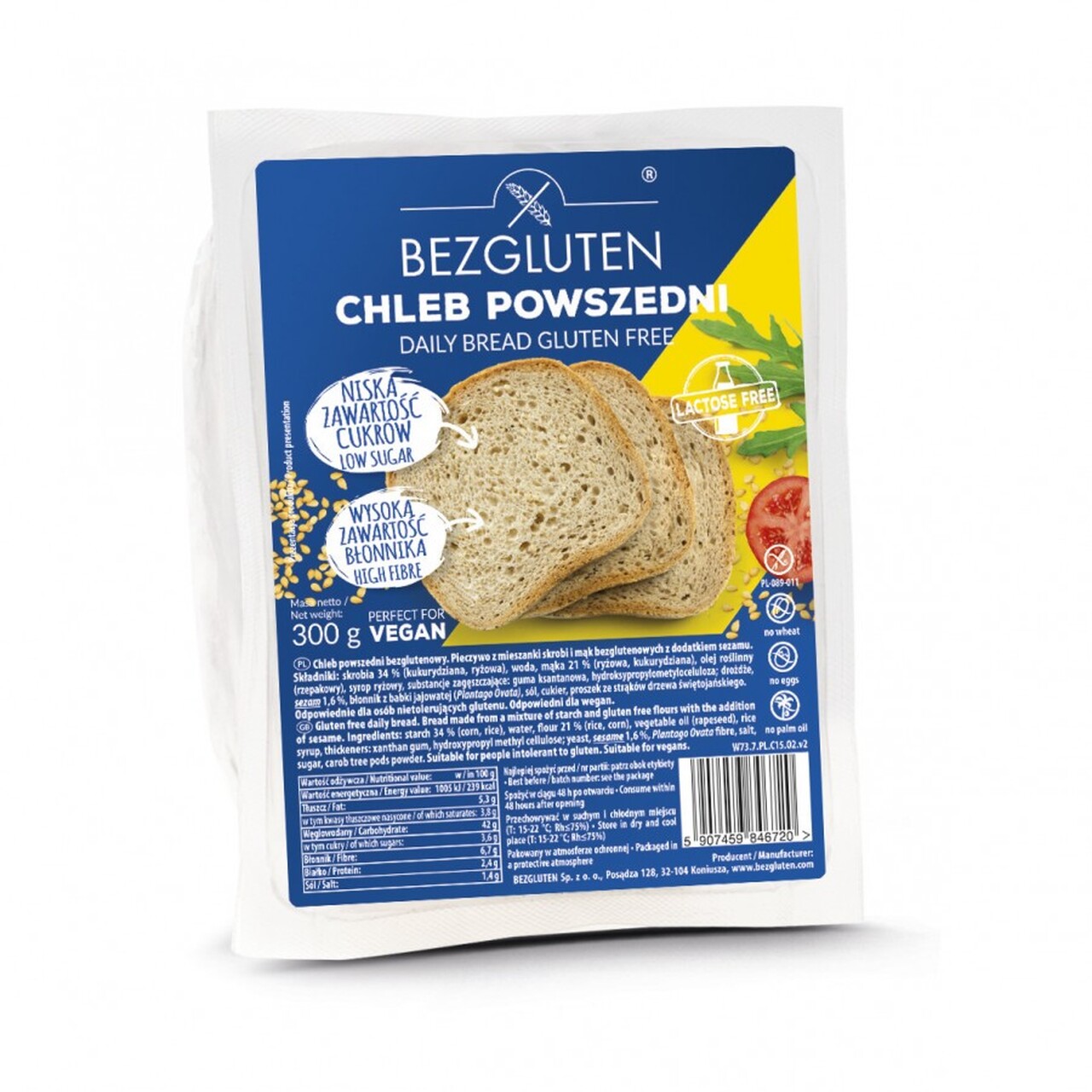 Chleb Powszedni Bezglutenowy 300G Bezgluten