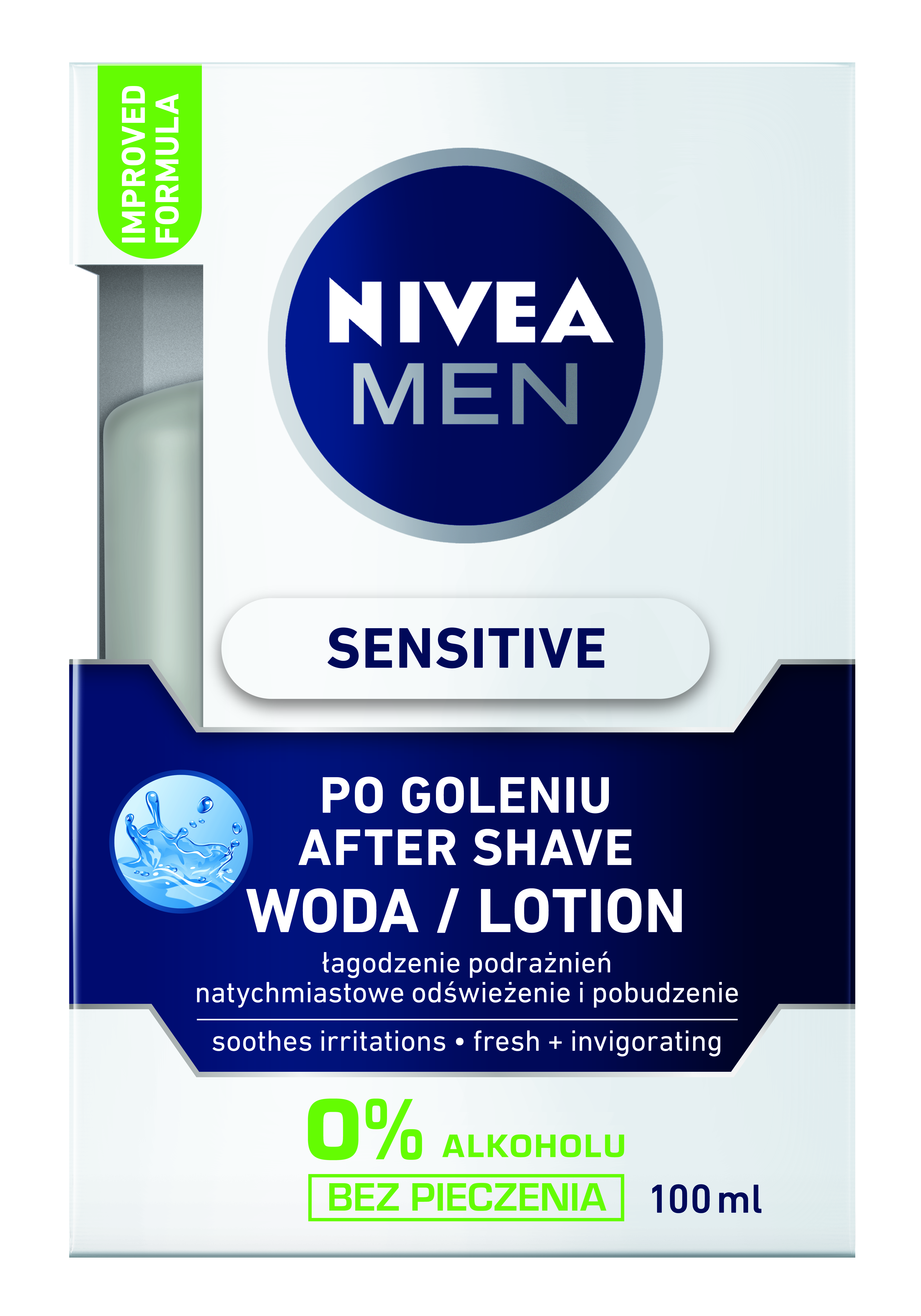 Nivea Łagodząca Woda Po Goleniu Sensitive 100 Ml