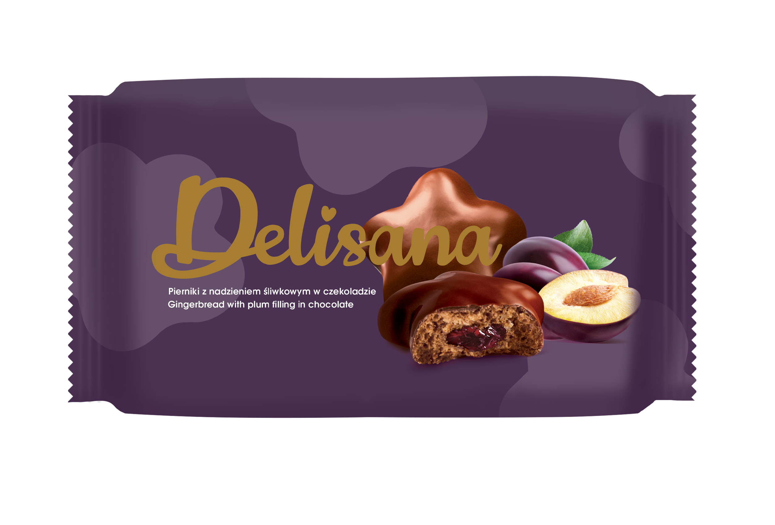 Delisana Pierniki Z Nadzieniem Śliwkowym W Czekoladzie 200G