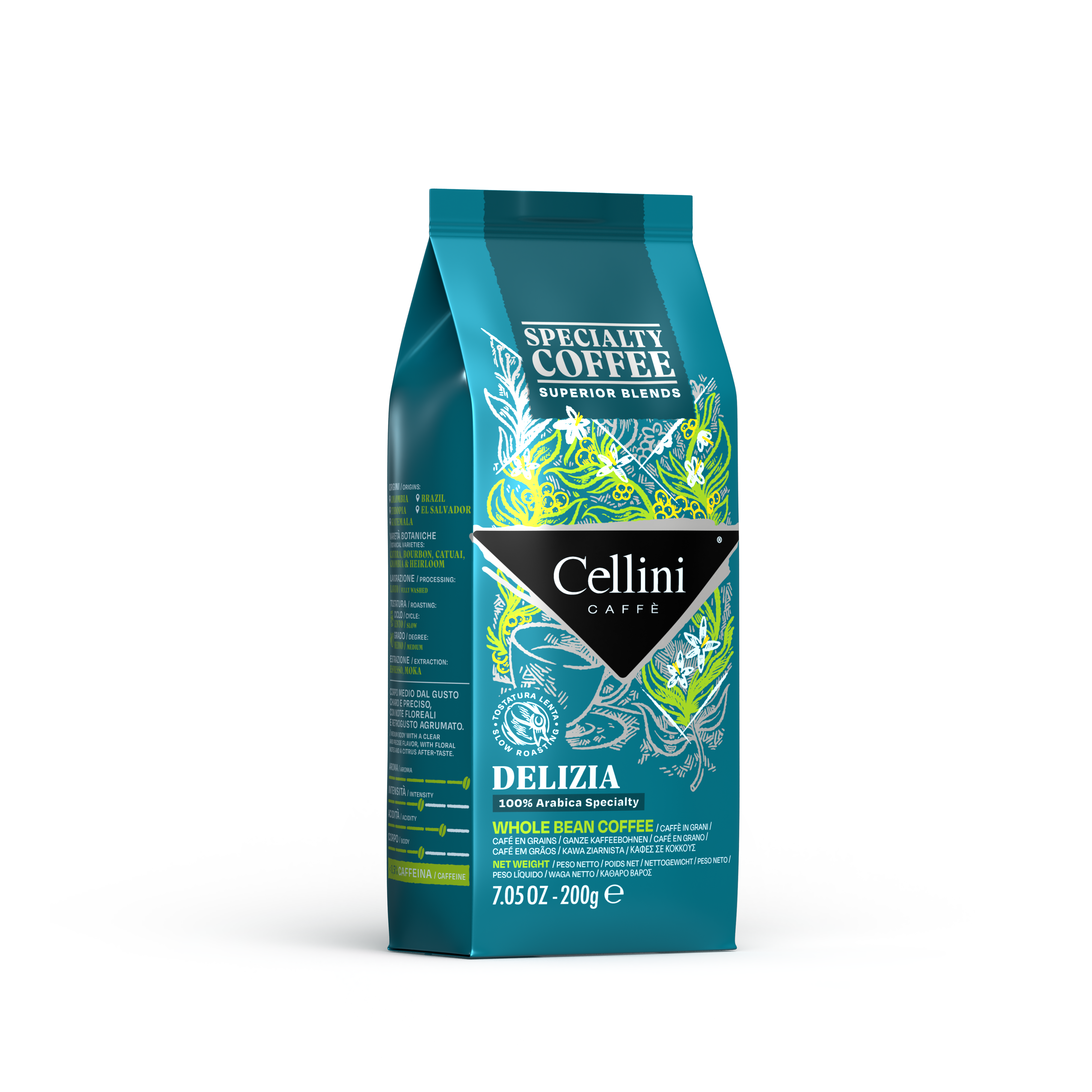 Cellini Kawa Ziarno Delizia 200G