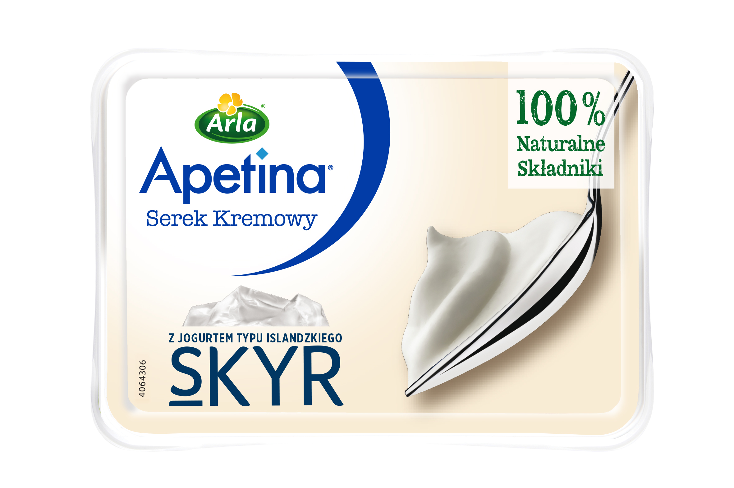 Apetina Serek Kremowy Z Jogurtem Typu Islandzkiego Skyr 125G