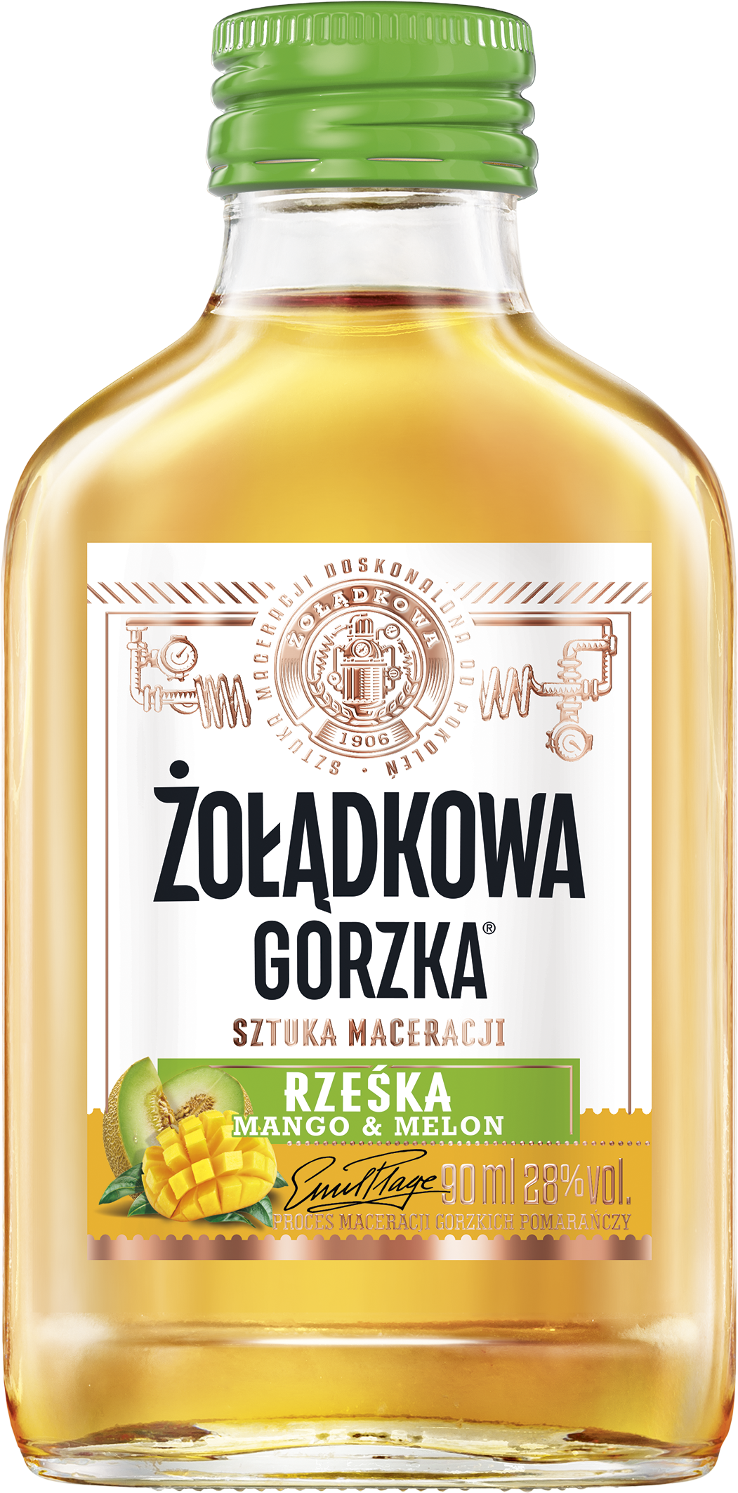 Żołądkowa Gorzka Mango & Melon 28% 90Ml
