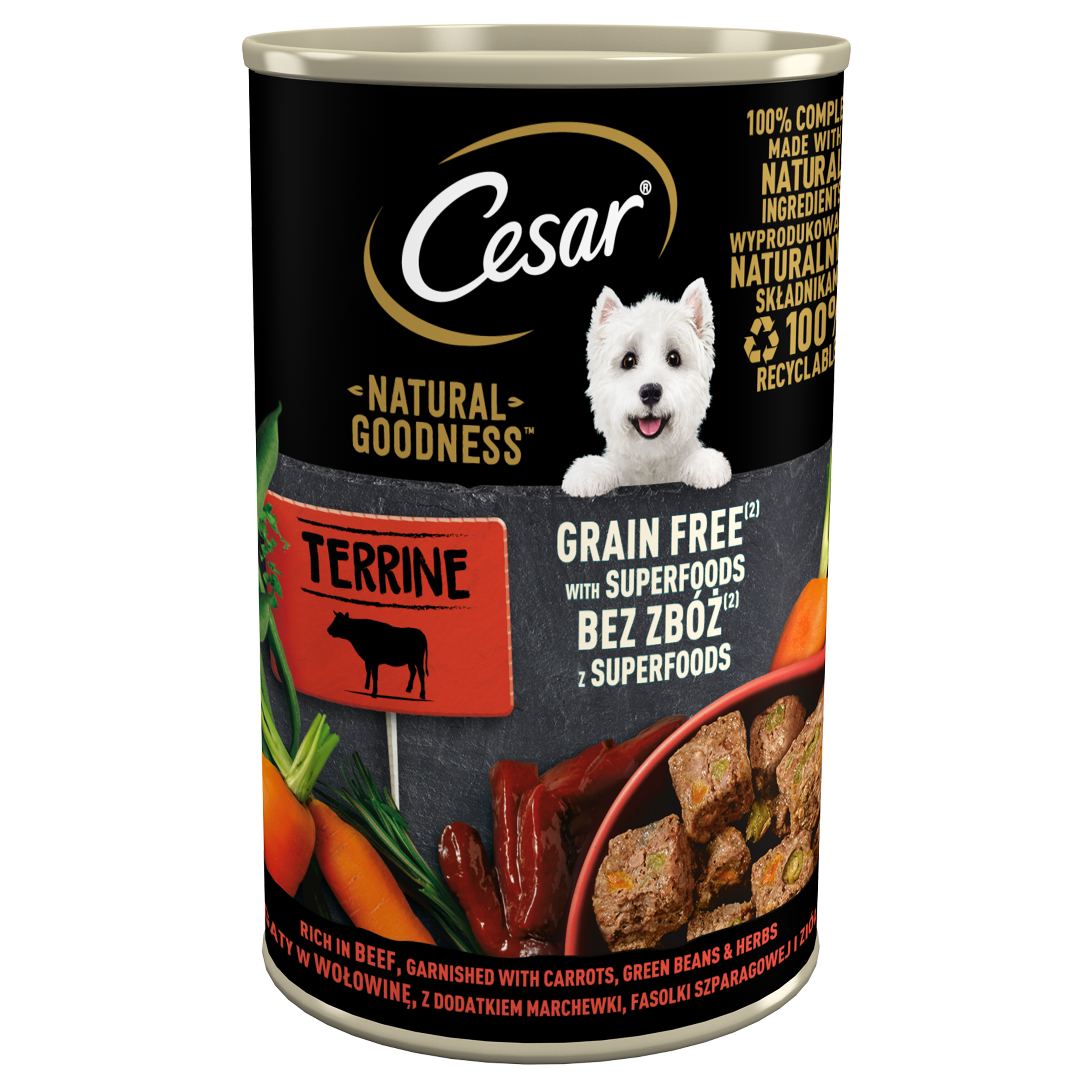 Cesar Puszka Wołowina 400G