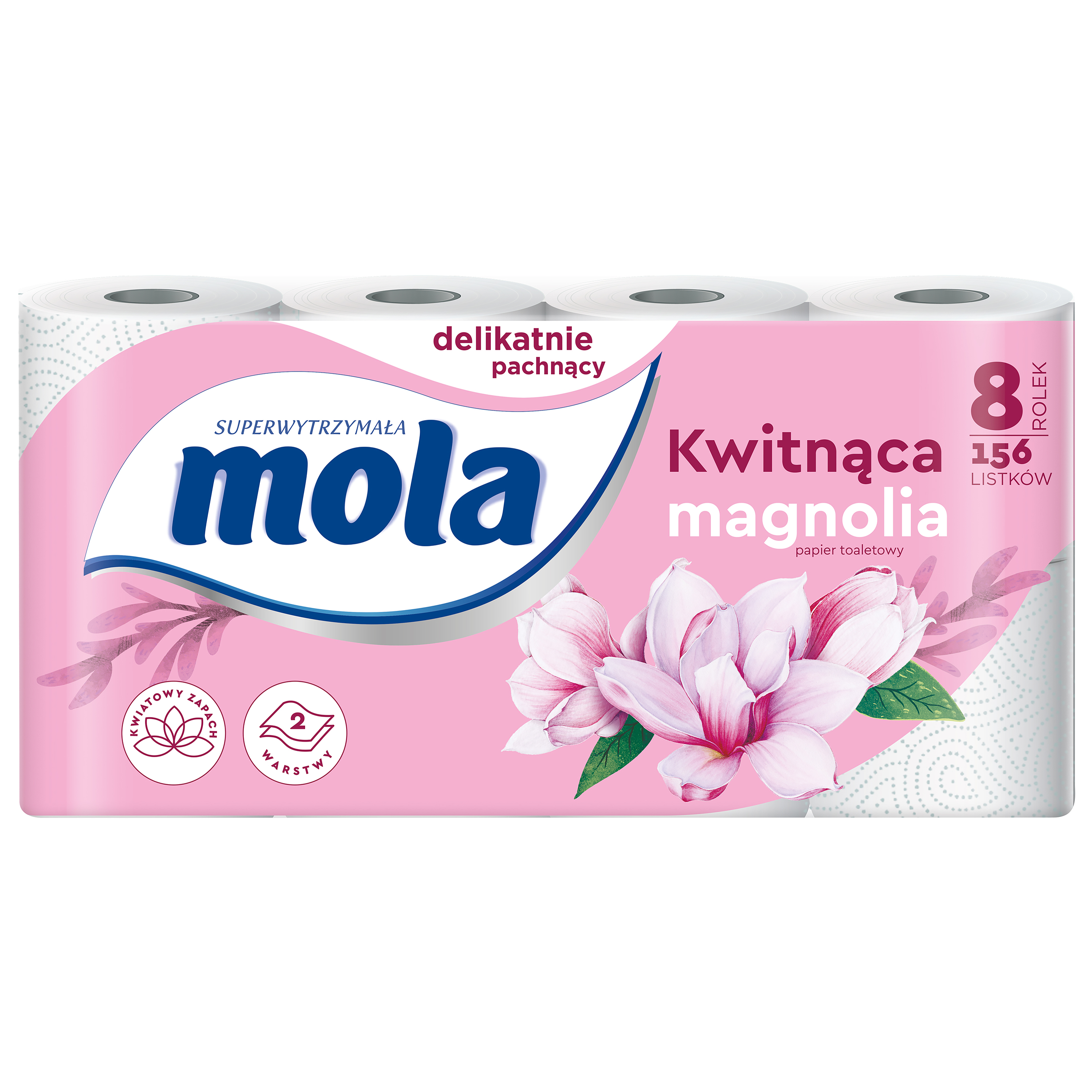 Mola Papier Toaletowy Kwitnąca Magnolia 8 Rolek