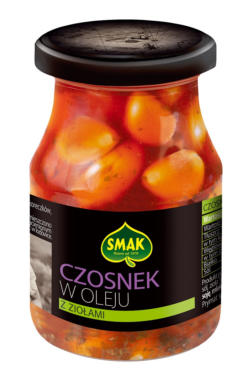 Czosnek W Oleju Z Ziołami 190/120 G Smak