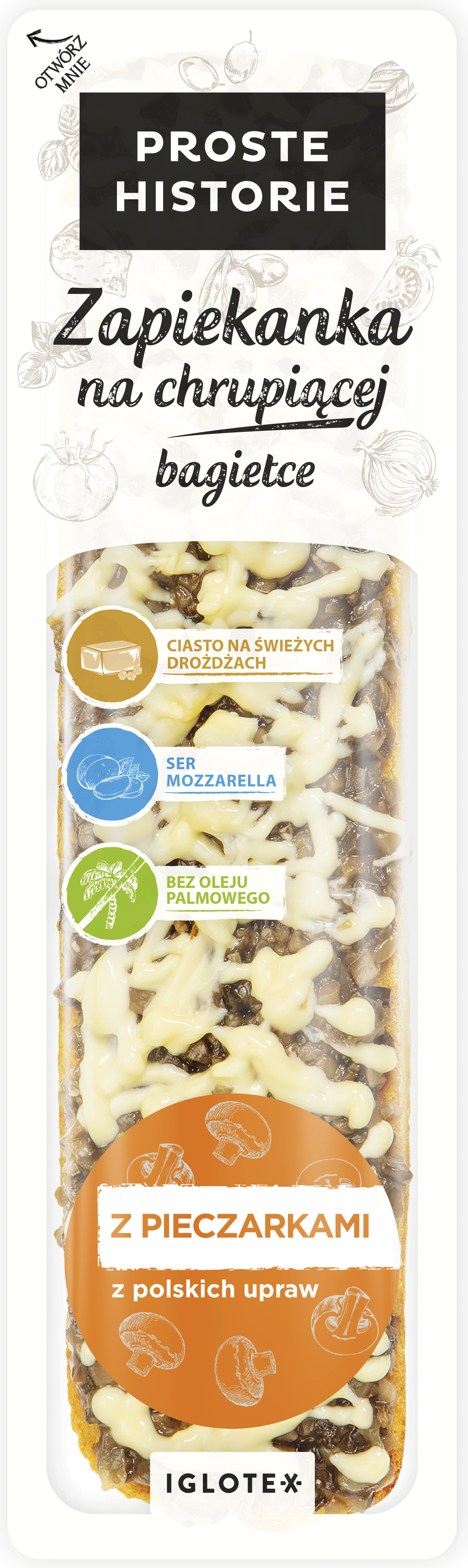 Proste Historie Zapiekanka Z Pieczarkami 255G