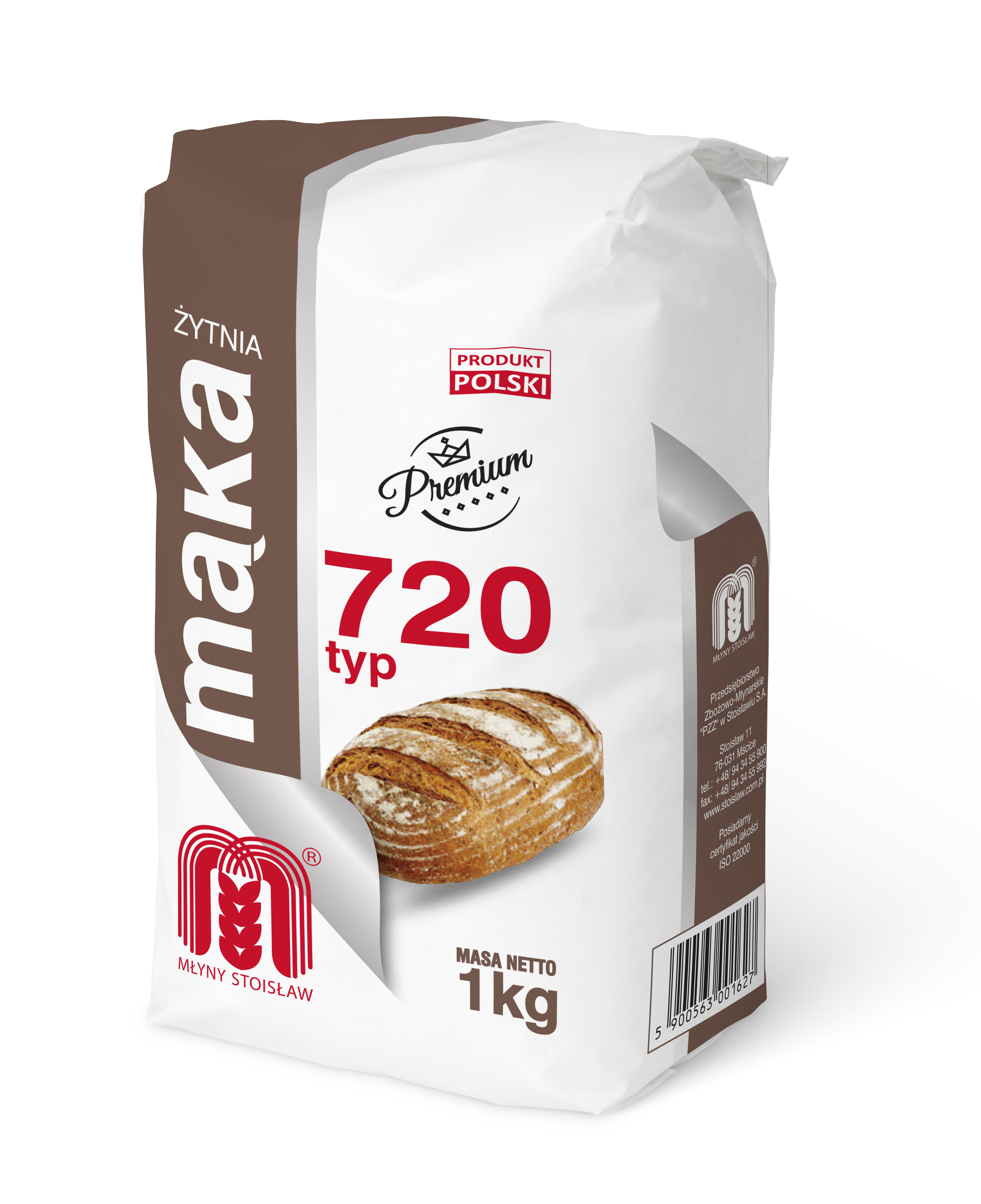 Młyny Stoisław Mąka Żytnia Typ 720 1 Kg