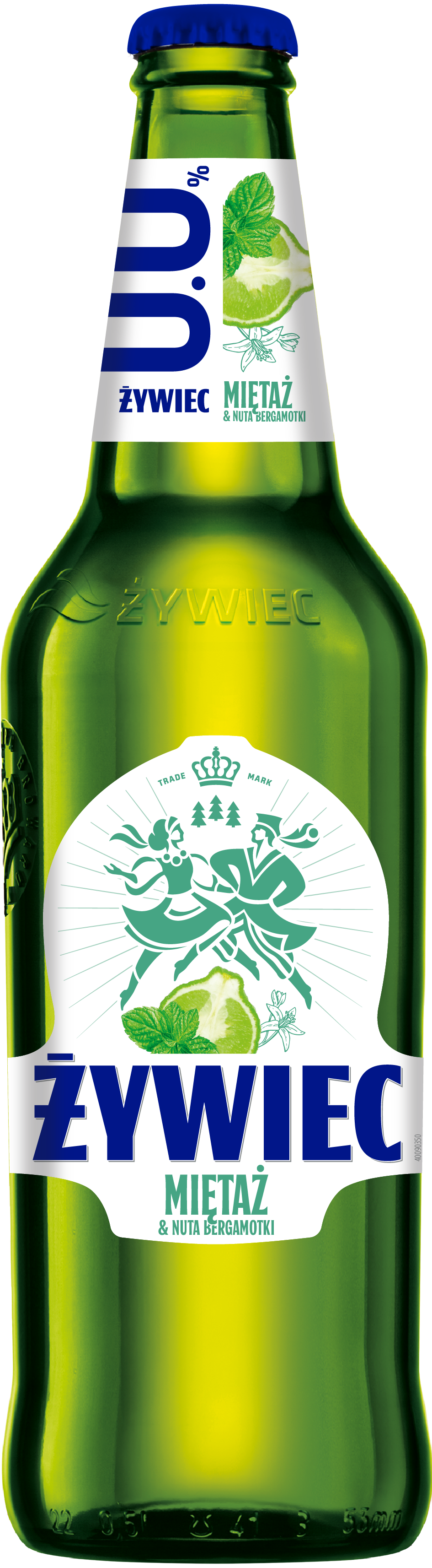 Żywiec Miętaż & Nuta Bergamotki 0% 500 Ml Butelka Zwrotna