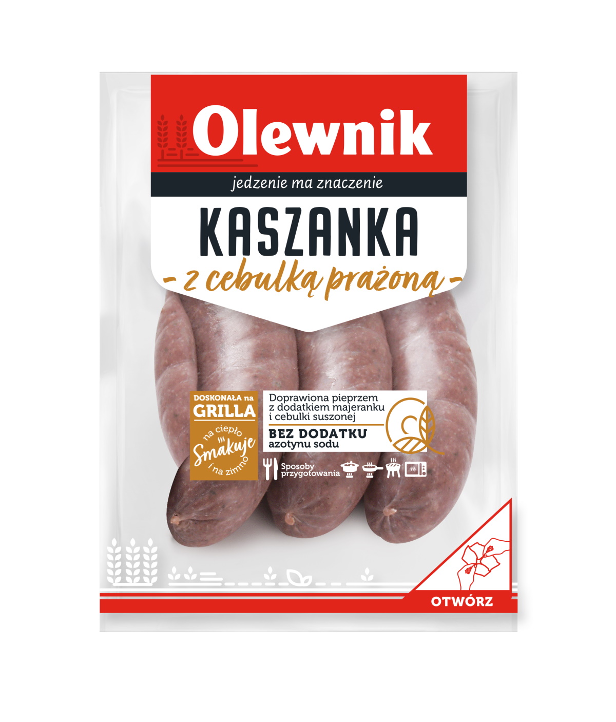 Kaszanka Z Cebulką Prażoną 400G Olewnik