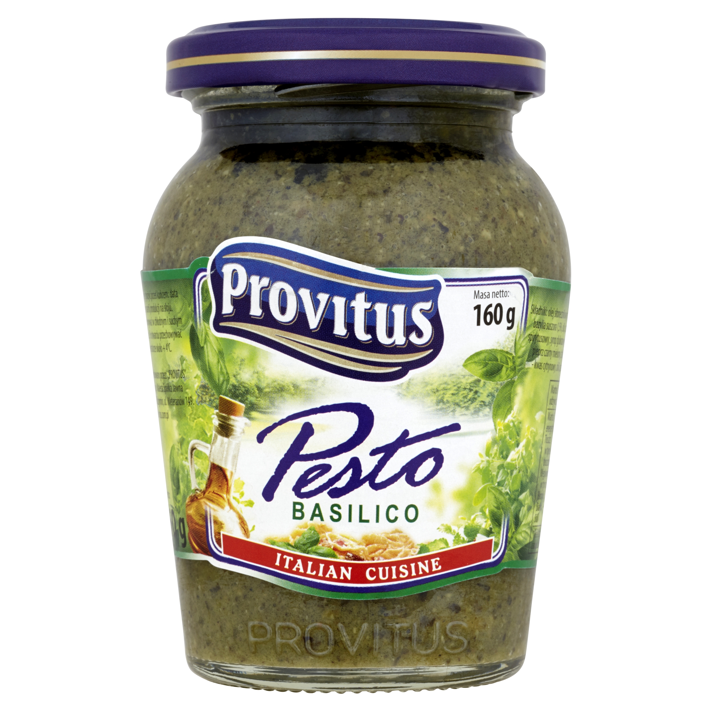 Pesto Basilico 160G Provitus