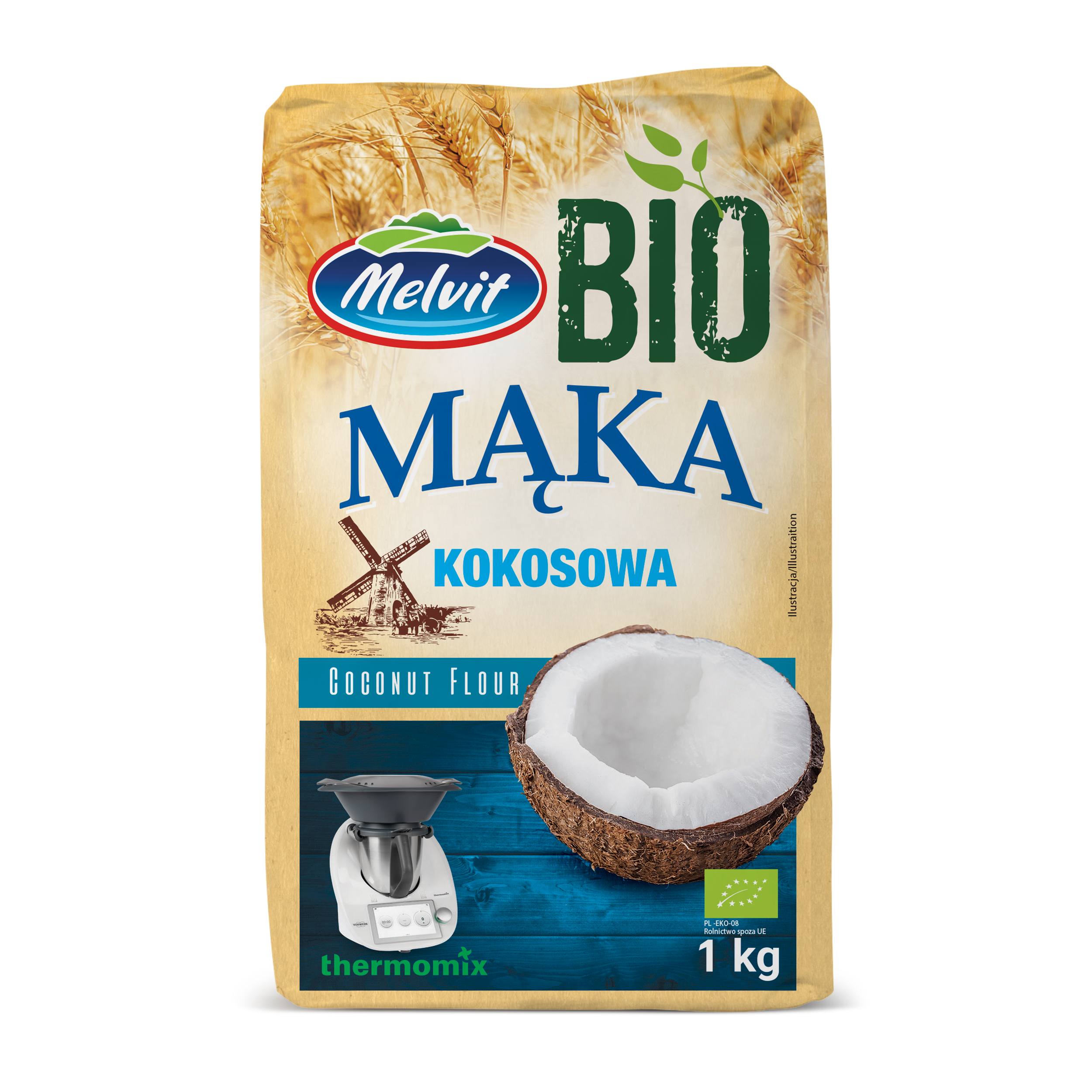 Melvit Bio Mąka Kokosowa 1Kg
