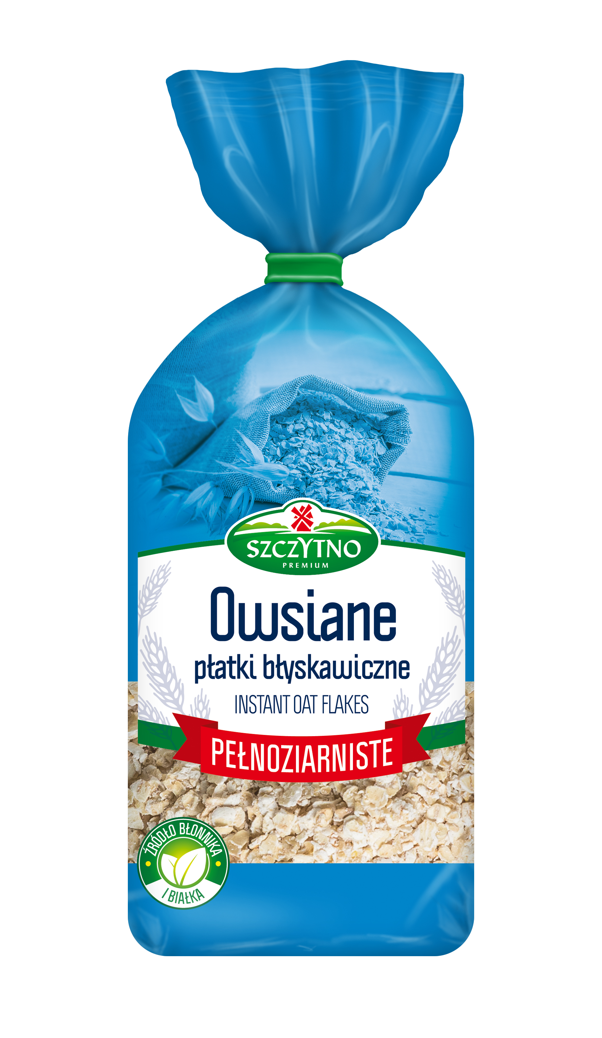 Szczytno Płatki Pełnoziarniste Błyskawiczne Owsiane 400G
