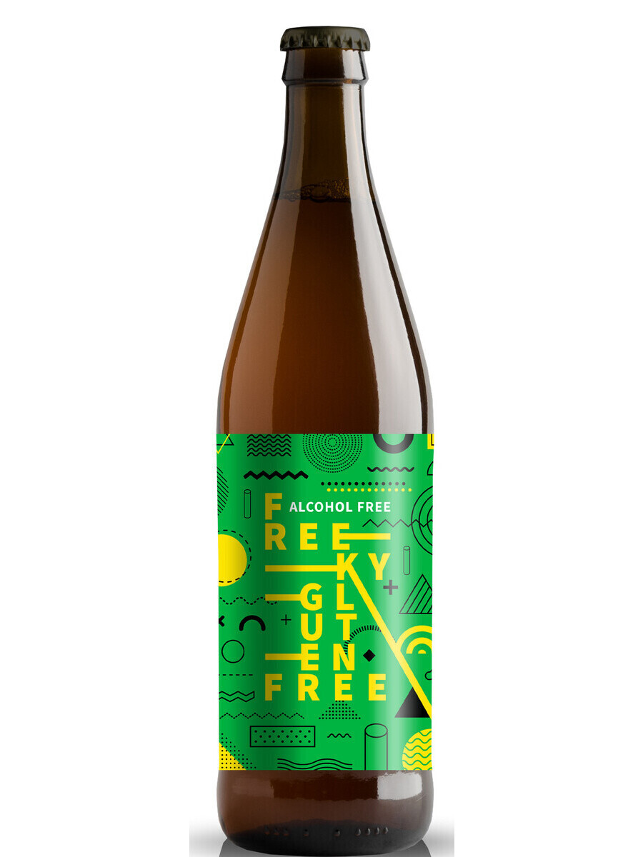 Piwo Freeky Hazy Ipa Bezglutenowe 0,0% 500Ml Butelka Bezzwrotna Maryensztadt