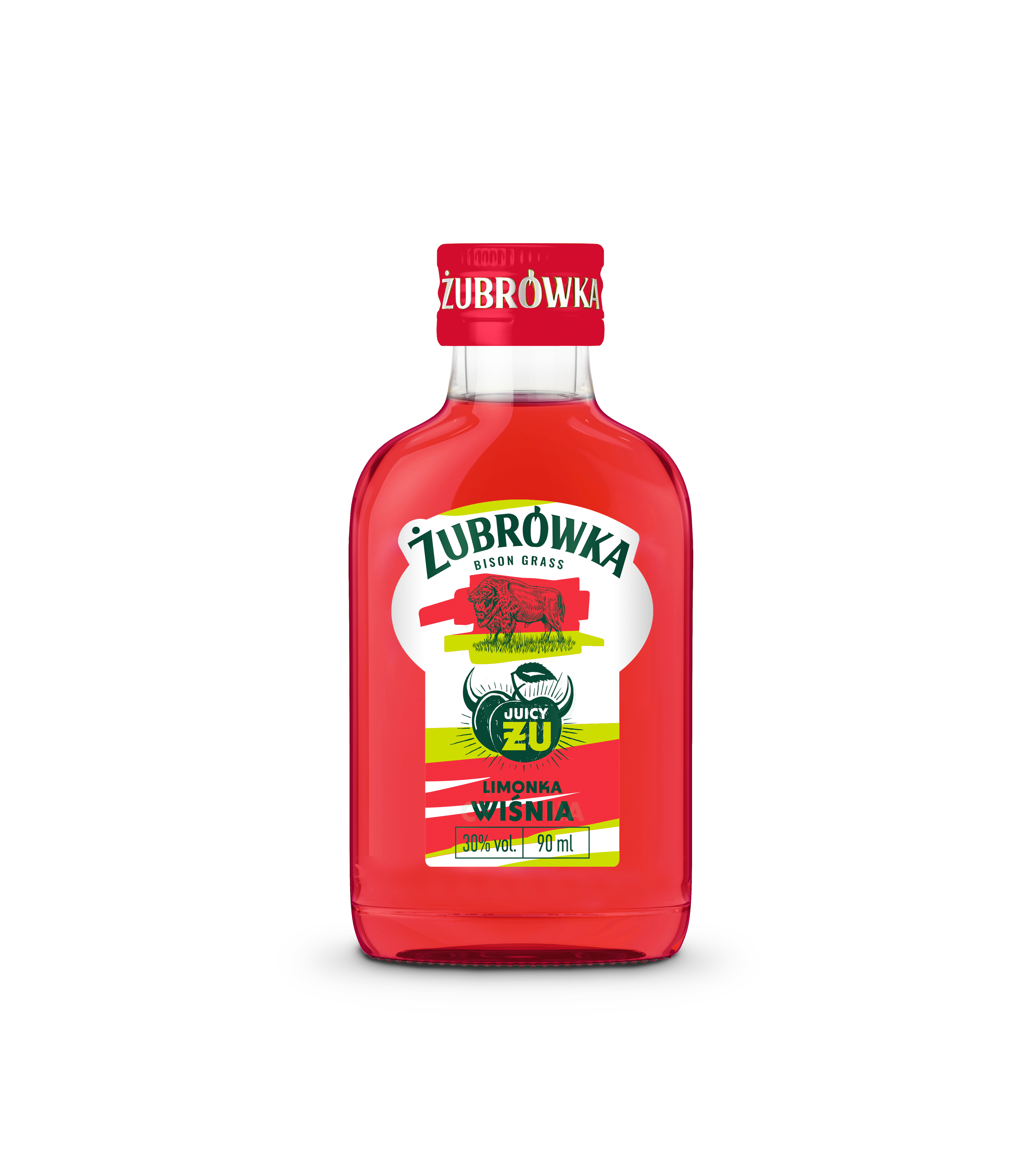 Żubrówka Żu Wiśnia Limonka 30% 90Ml