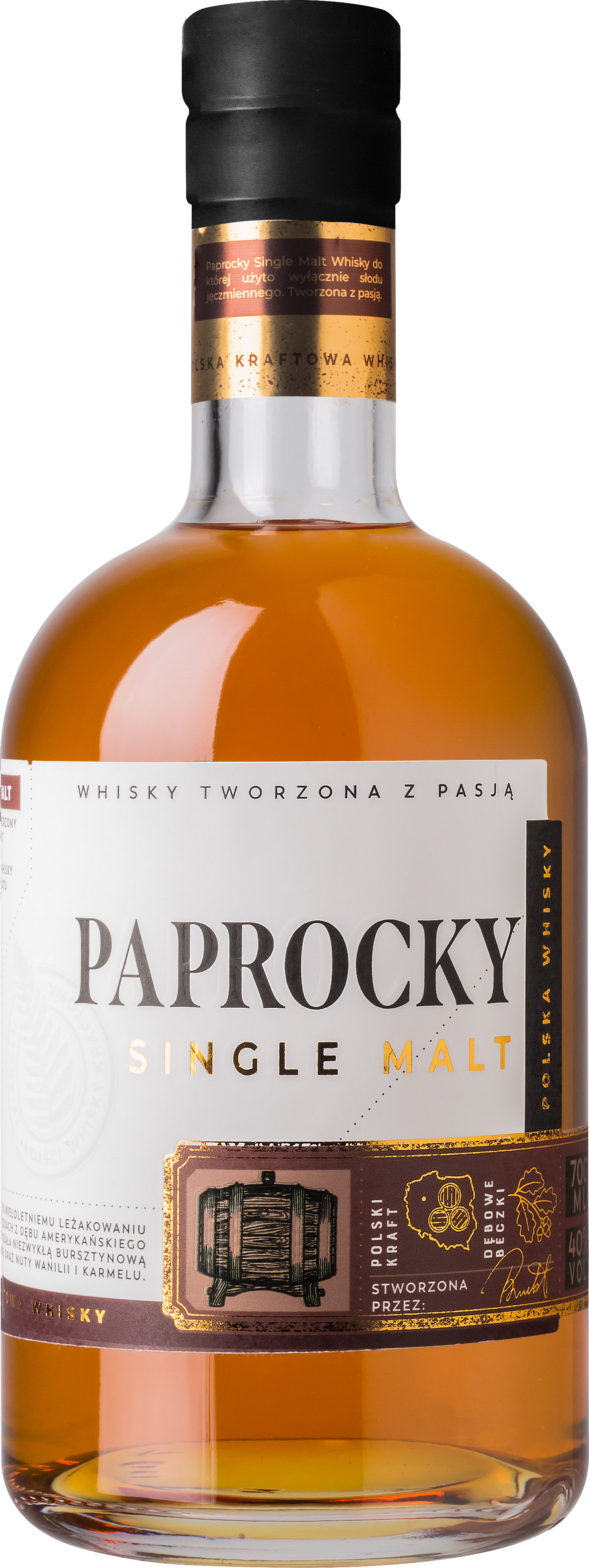 Paprocky Single Malt Whisky 40% 700Ml