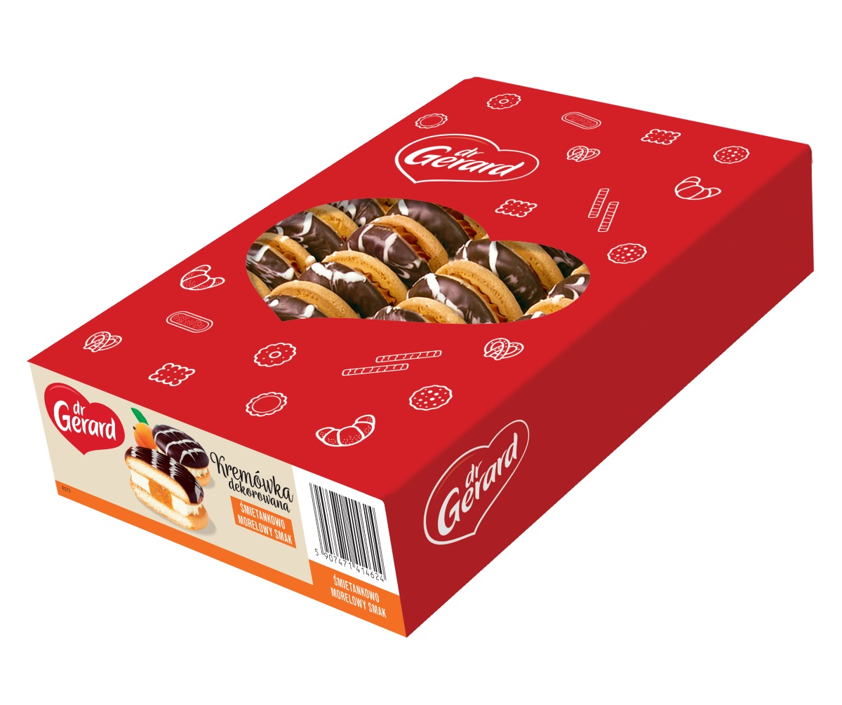 Dr Gerard - Kremówka Dekorowana O Smaku Morelowym 720G