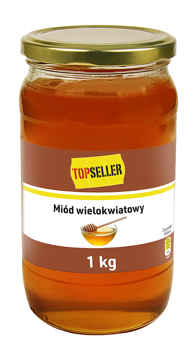 Topseller Miód Wielokwiatowy 1 Kg
