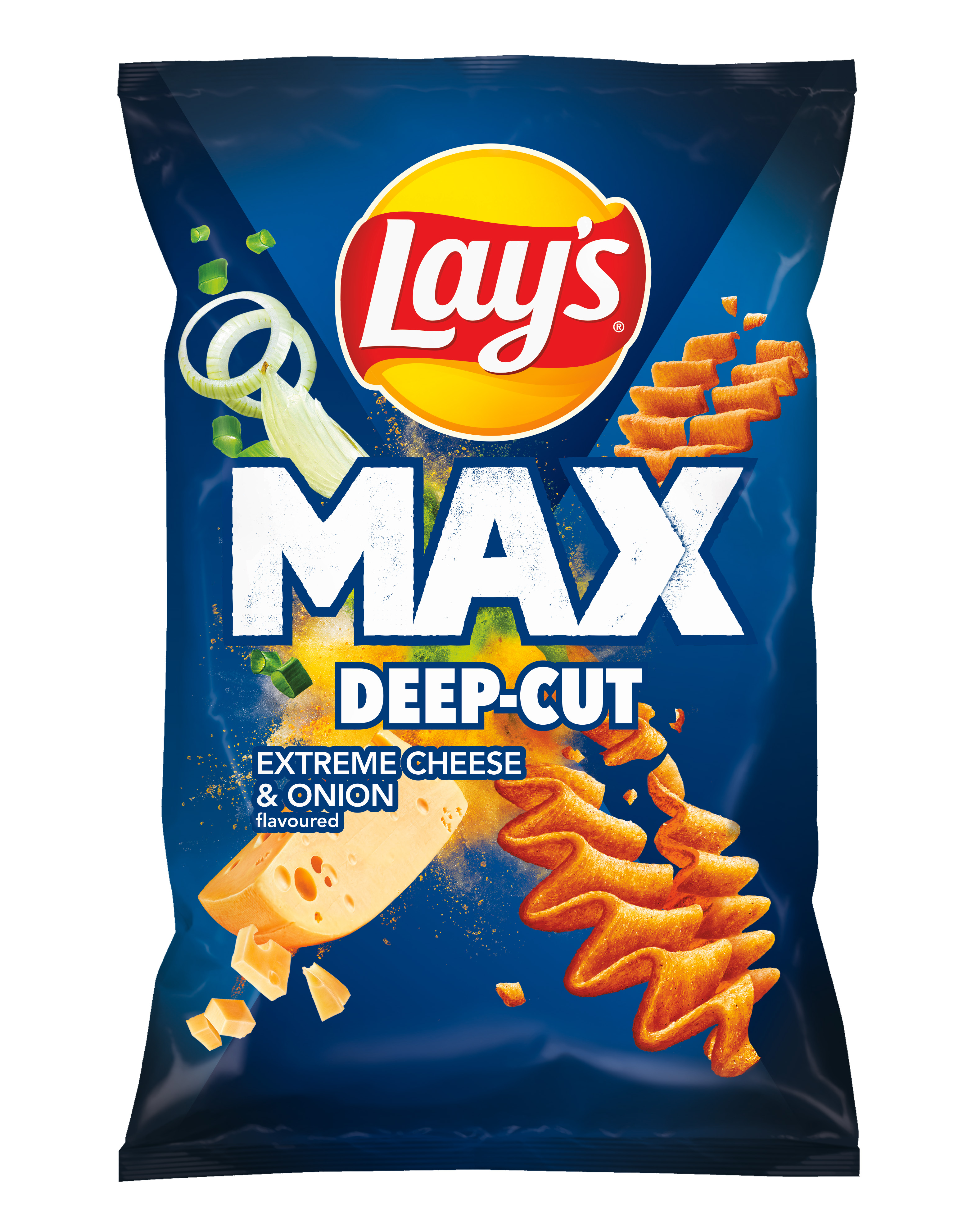 Lay'S Maxx Deep-Cut Extreme Cheese & Onion 120G