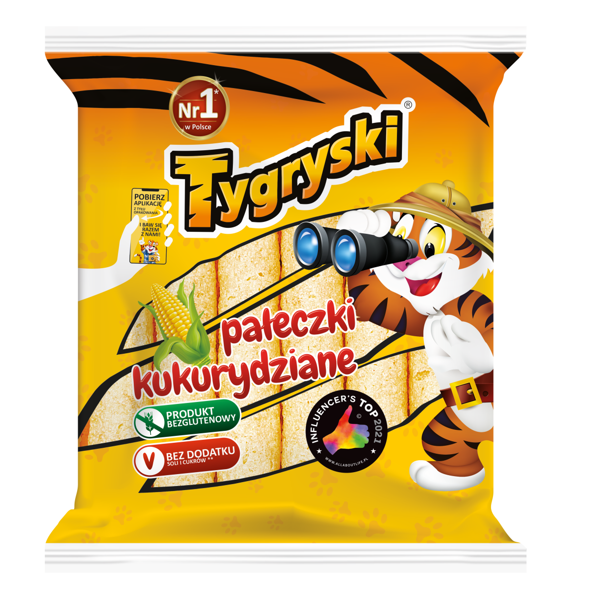 Tygryski Pałeczki Kukurydziane 50G
