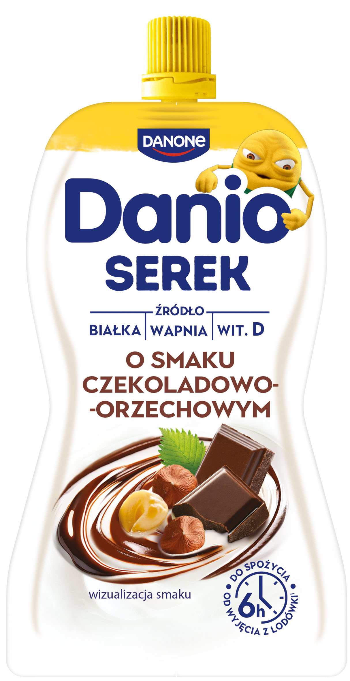 Danio Serek Homogenizowany O Smaku Czekoladowo-Orzechowym 120 G
