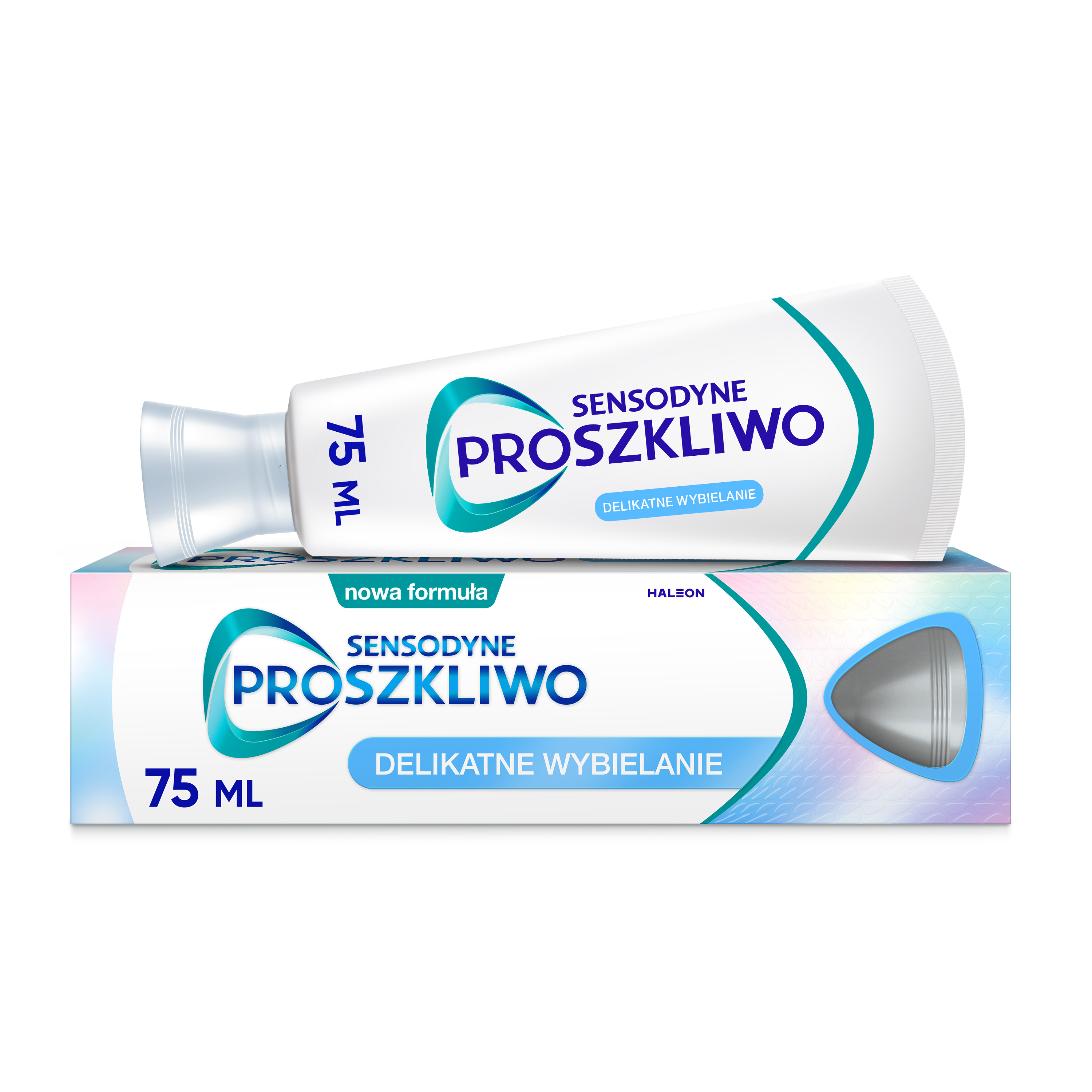 Sensodyne Proszkliwo Delikatne Wybielanie Pasta Wybielająca Z Fluorem Do Zębów Chroniąca Szkliwo O Smaku Miętowym, 75 Ml