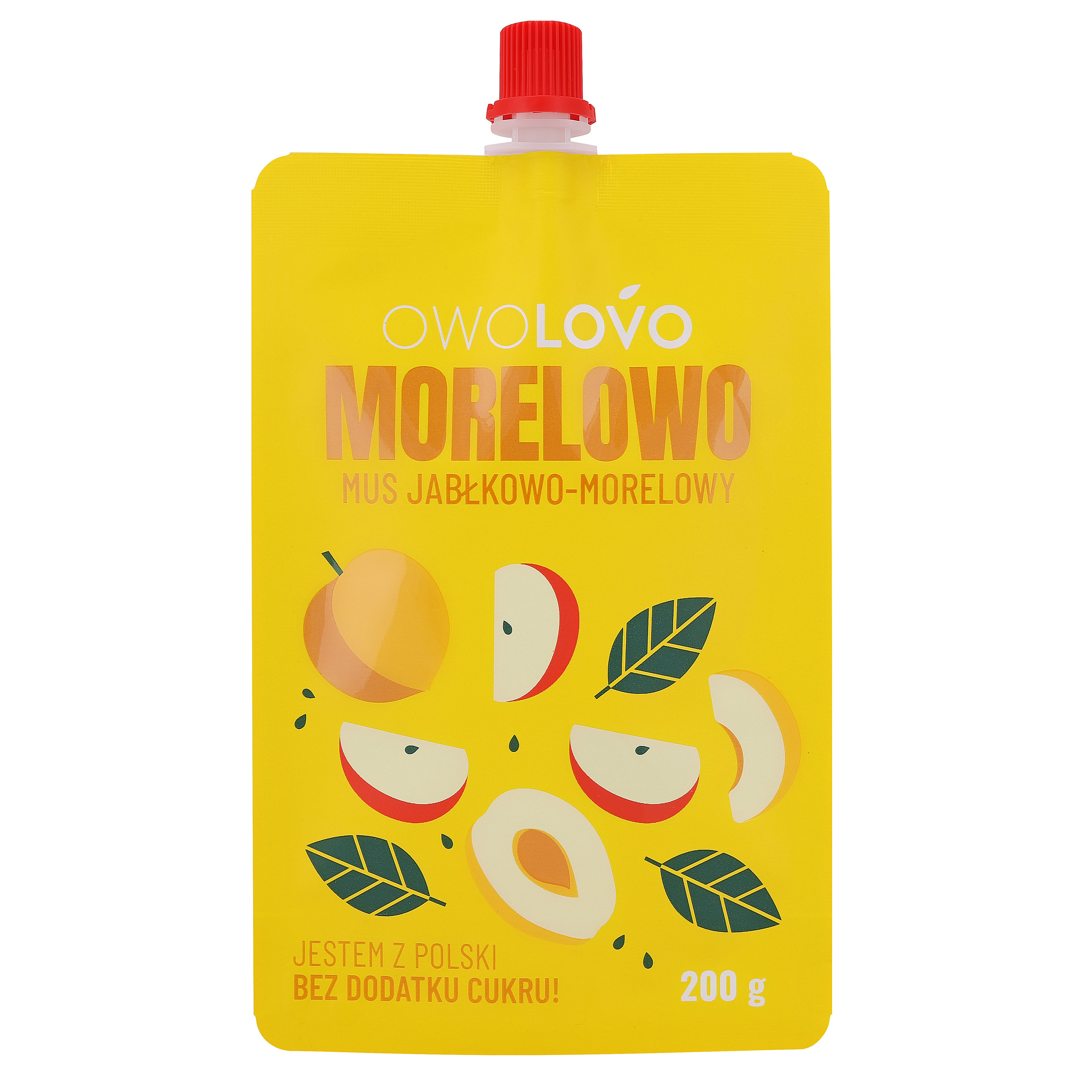 Mus Jabłkowo-Morelowy 200G * Morelowo Owolovo