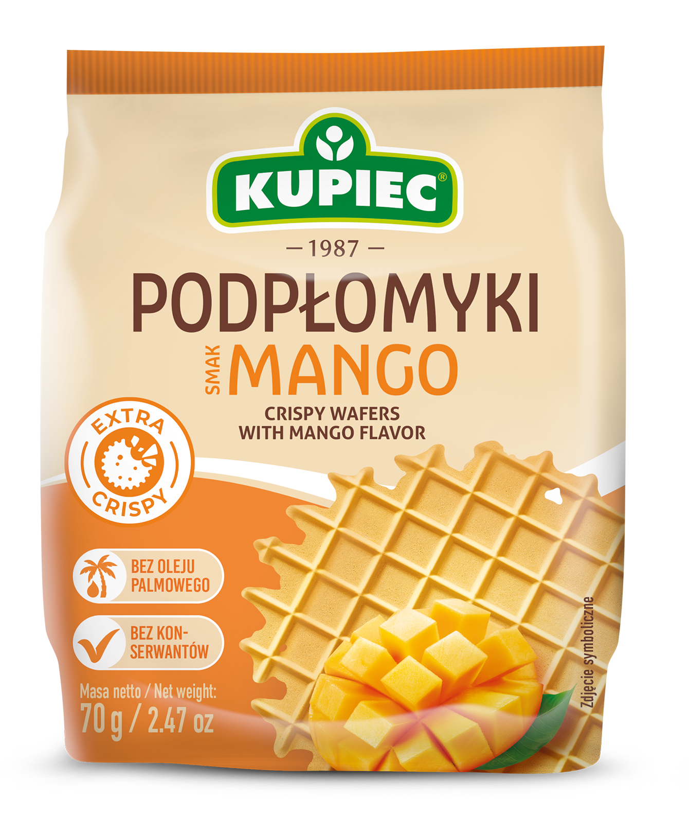 Kupiec Podpłomyki Mango 70G