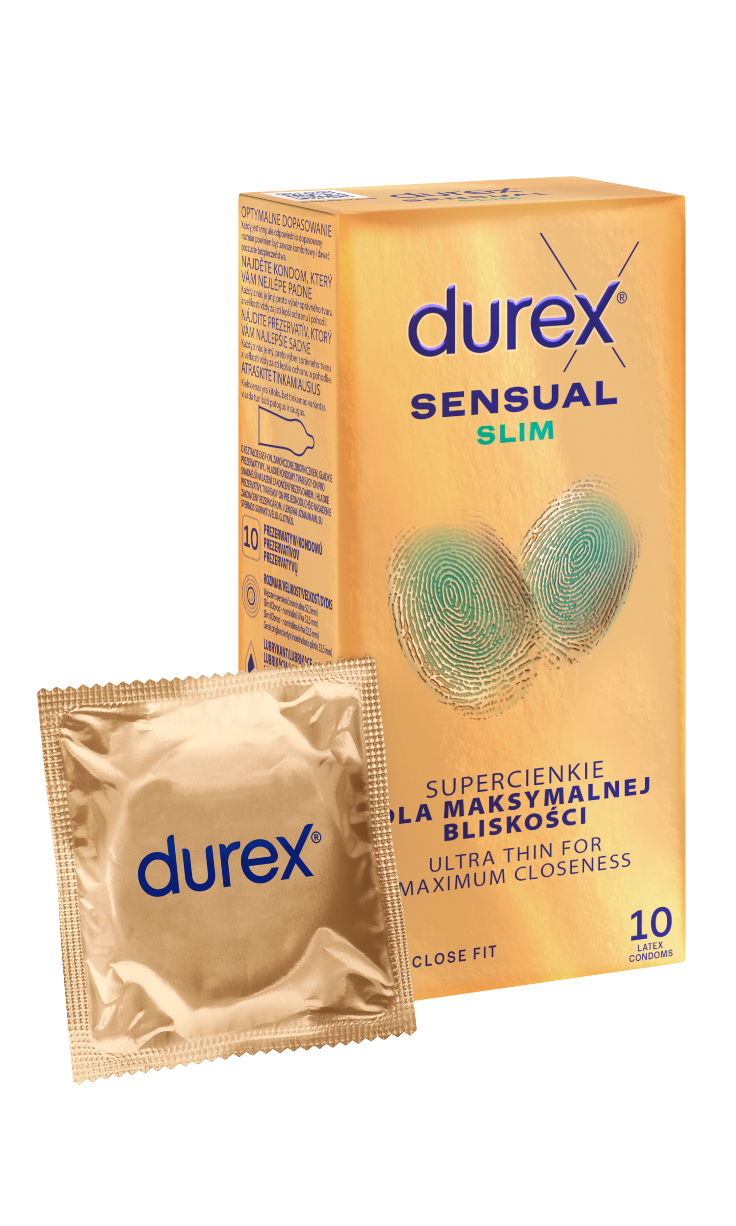 Durex Sensual Slim 10 Szt