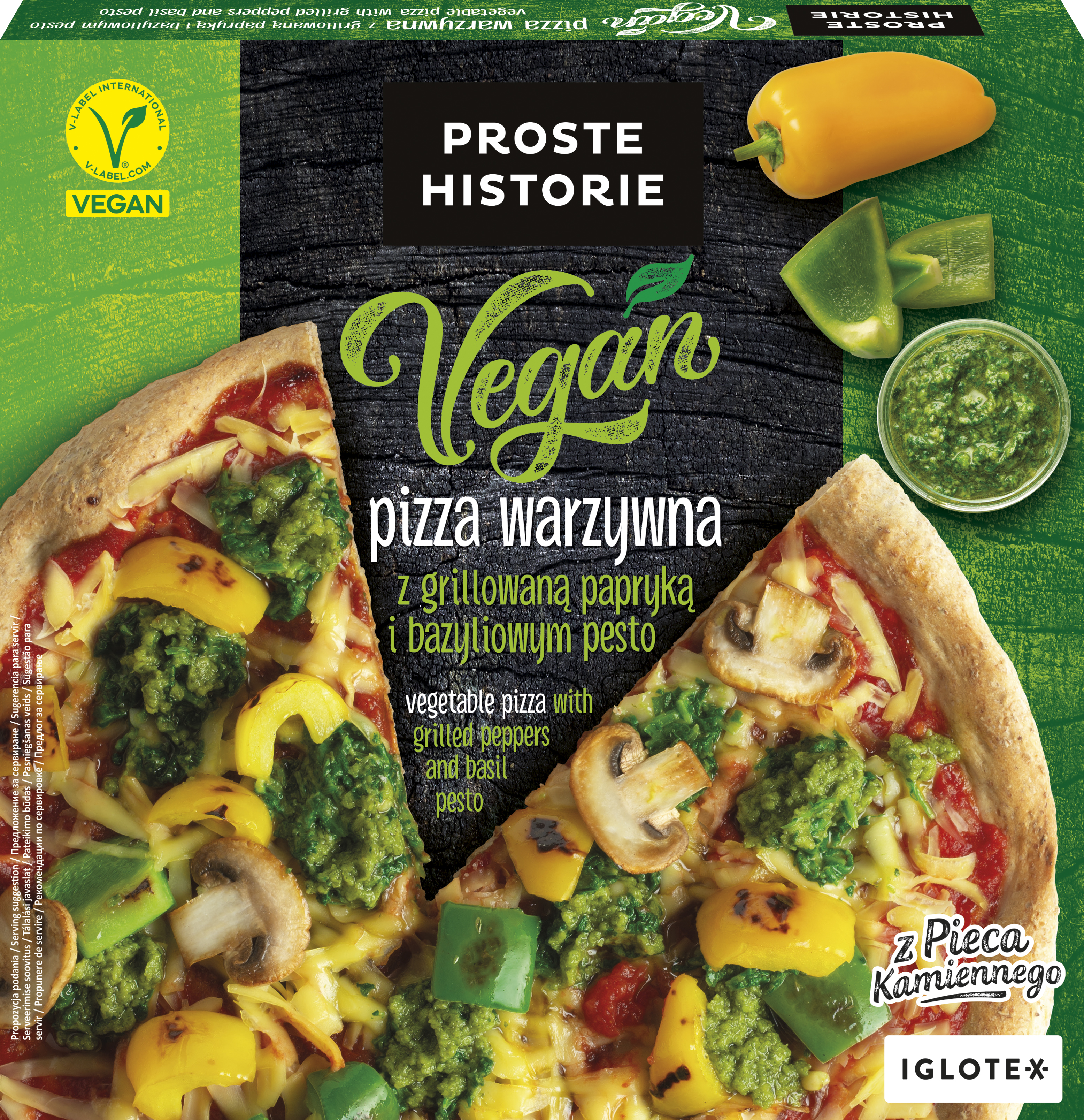 Proste Historie - Pizza Vegańska Warzywna 345G