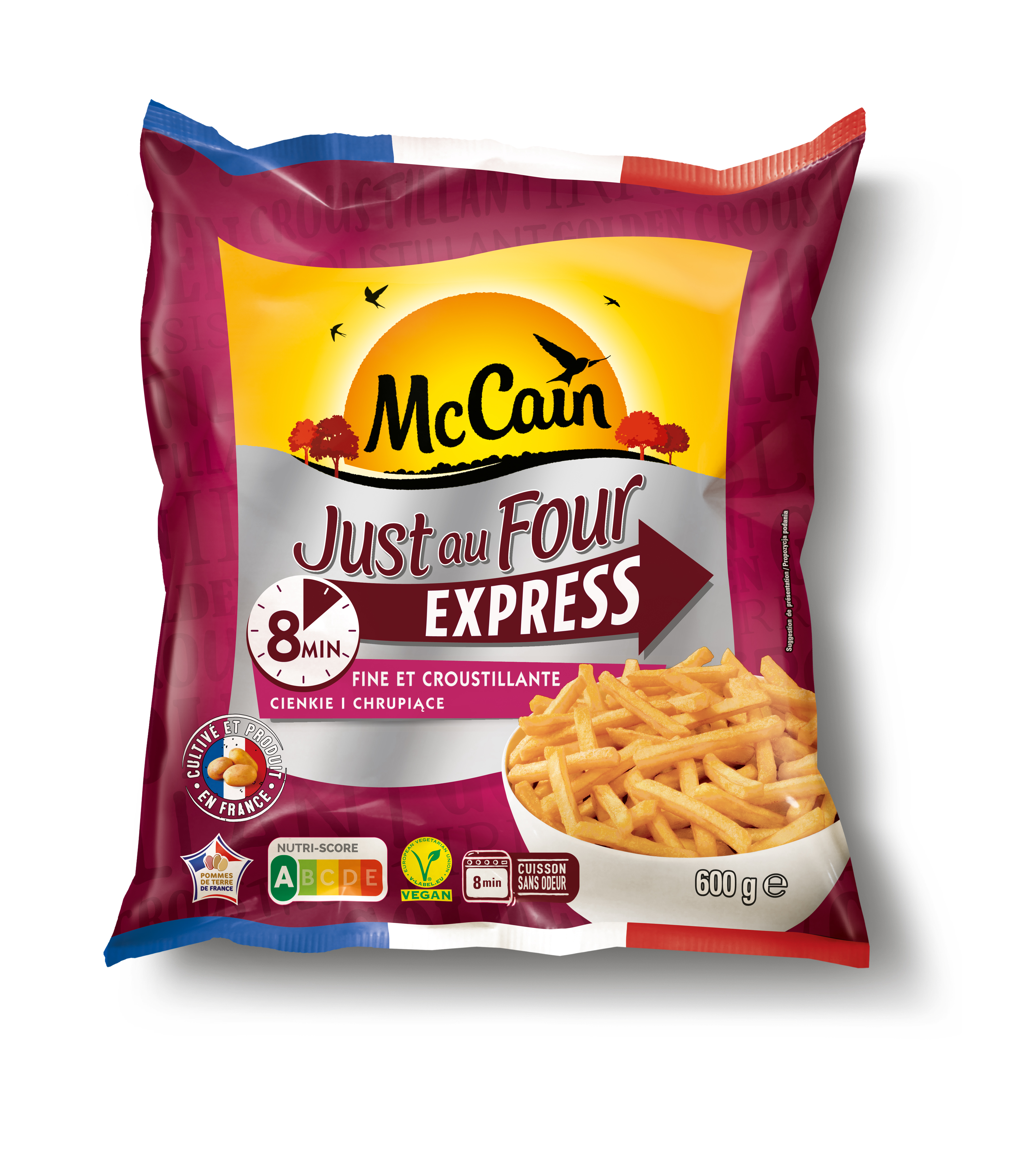 Mccain Cienkie Frytki Just Au Four Express Fries 600 G