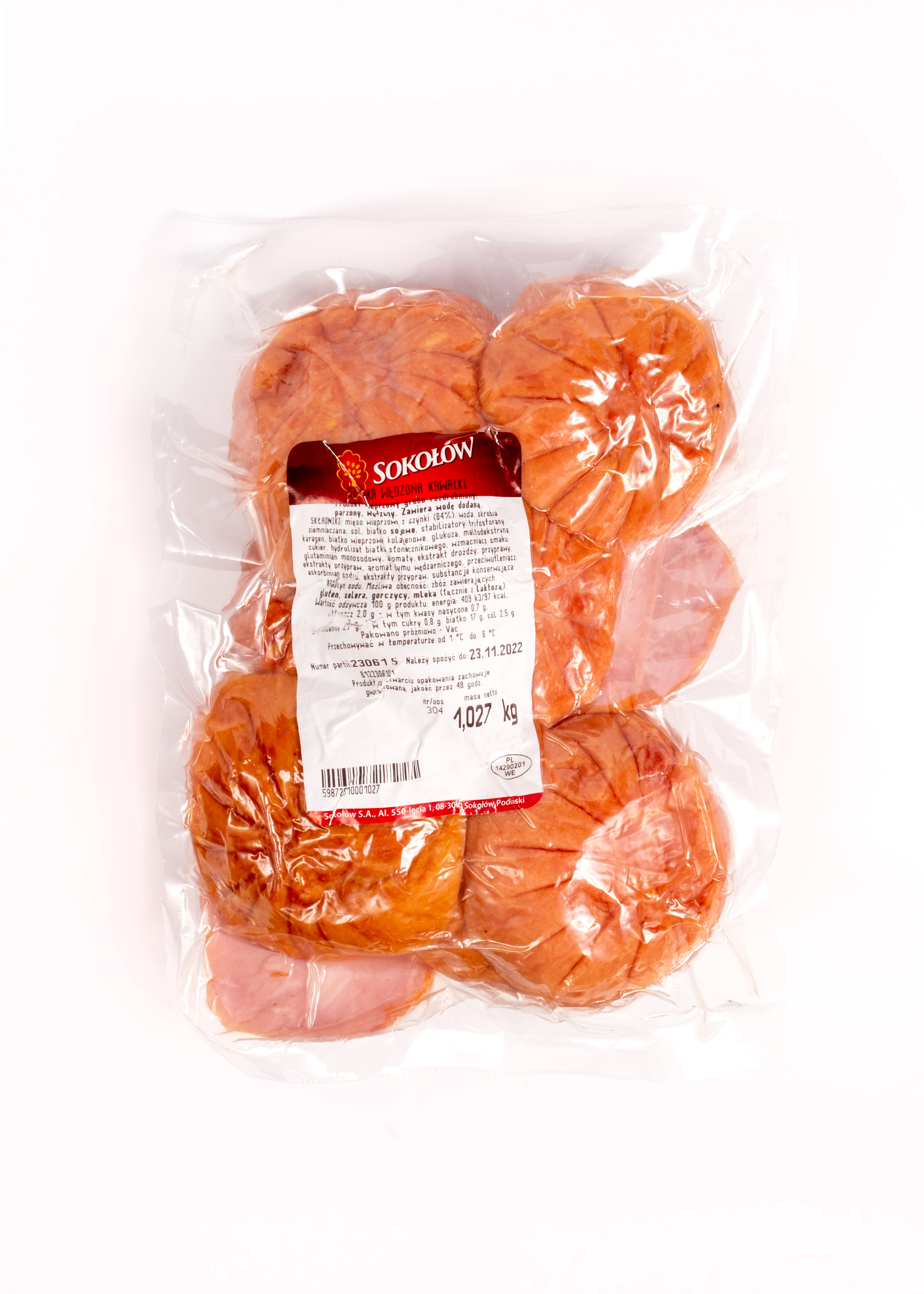 Szynka Wędzona Kawałki Ok 1 Kg Sokołów