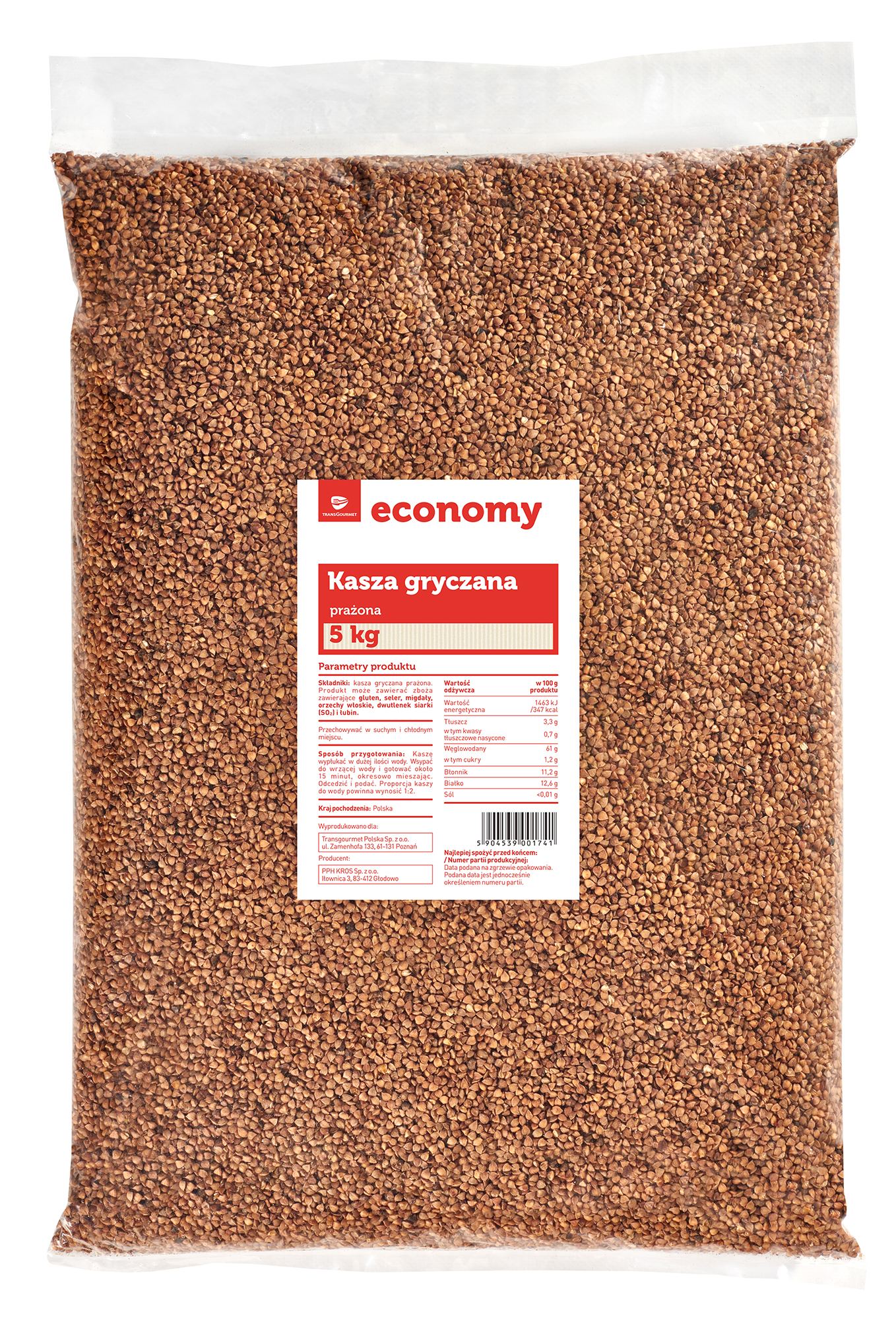 Tge Kasza Gryczana Prażona 5Kg