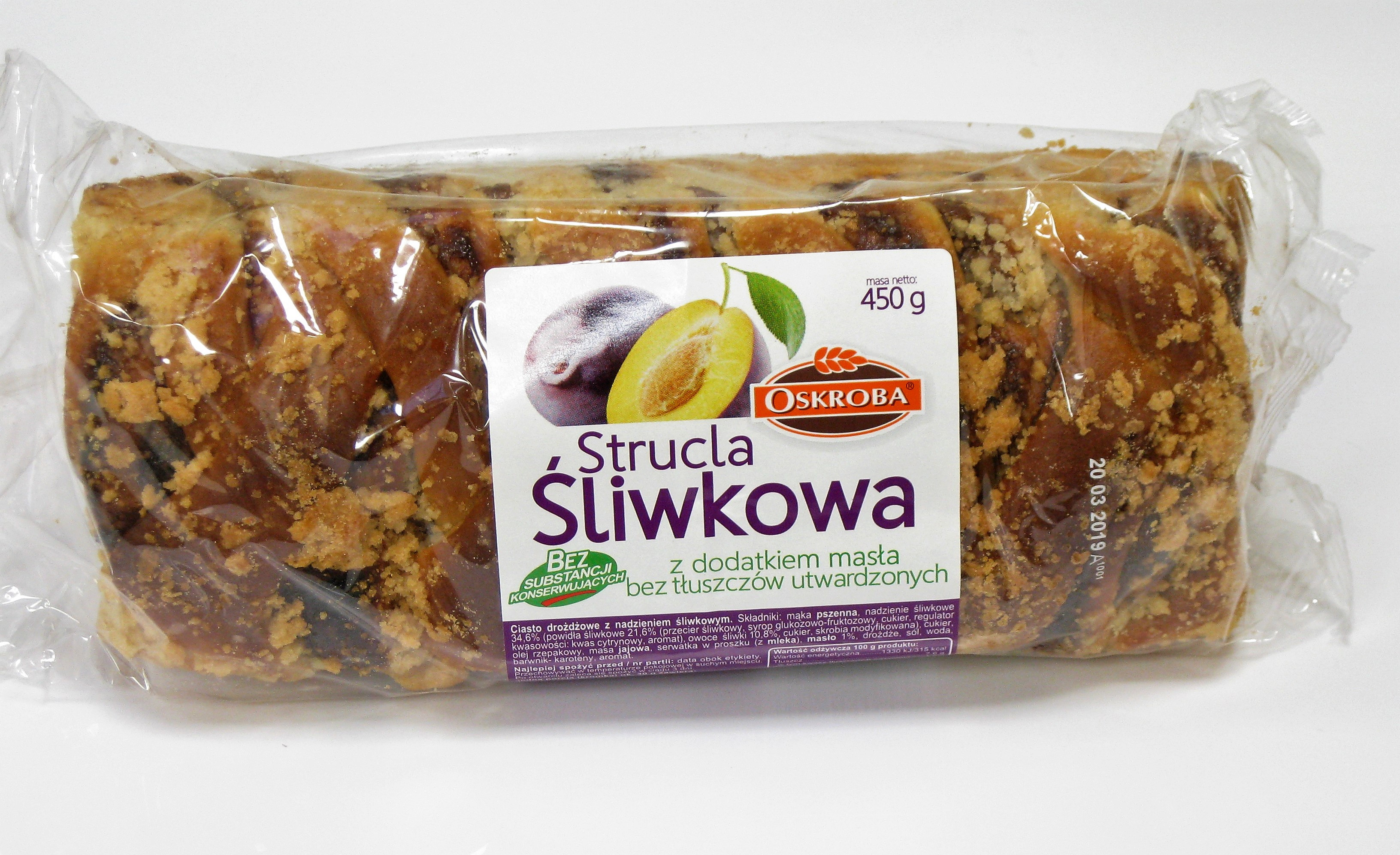 Oskroba Strucla Śliwkowa 450G