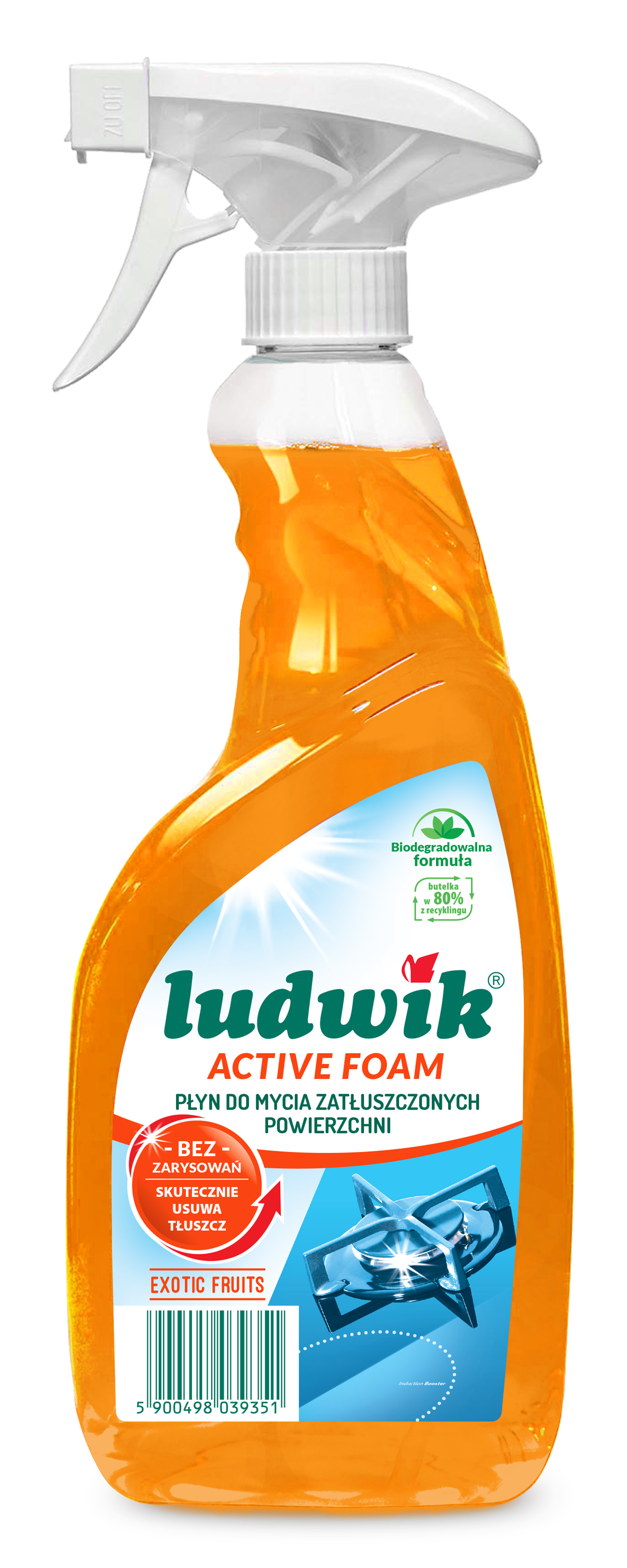 Ludwik Płyn Do Zatłuszczonych Powierzchni 600Ml - Exotic Fruits