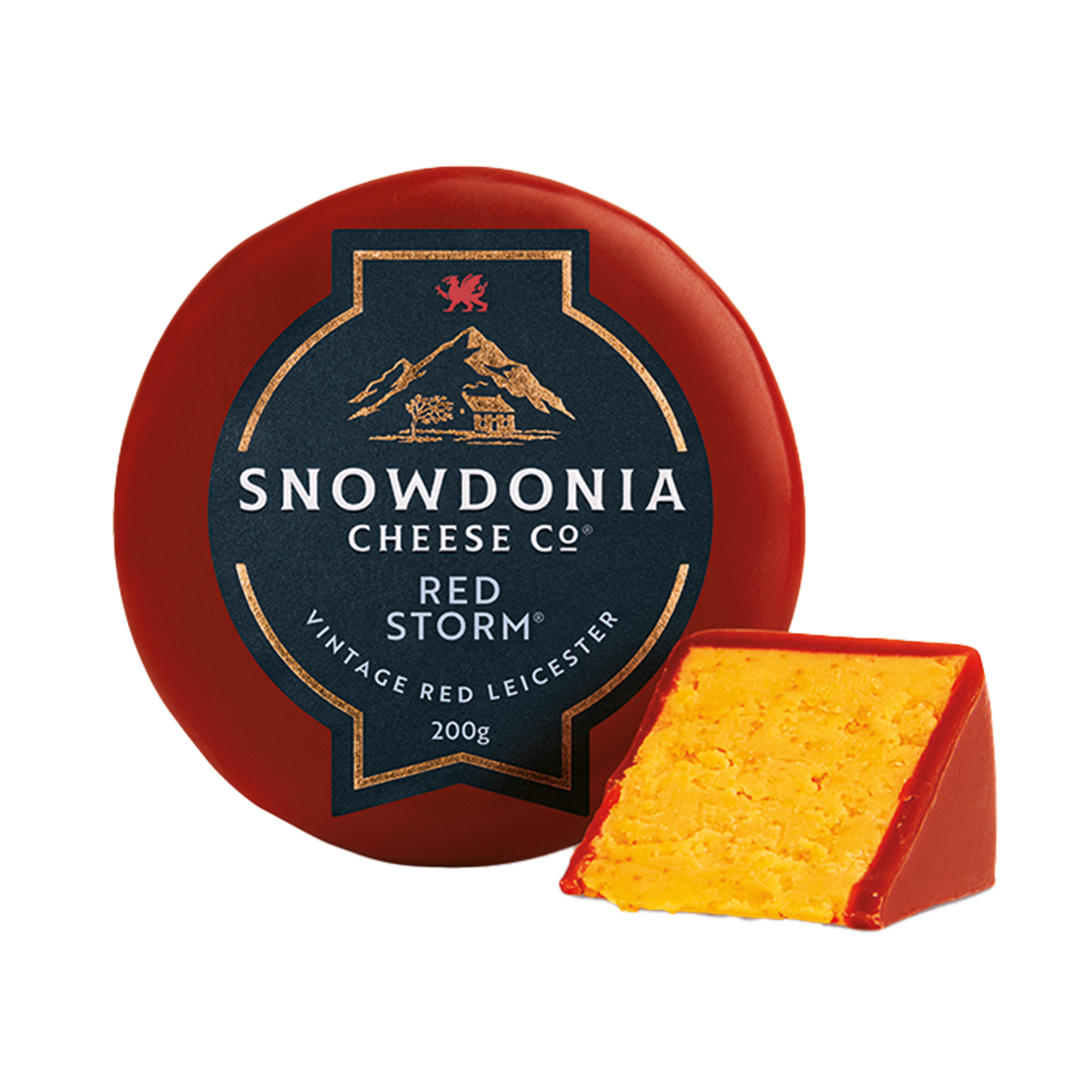 Ser Red Storm Snowdonia Vintage Red Leicester Porcja 200G