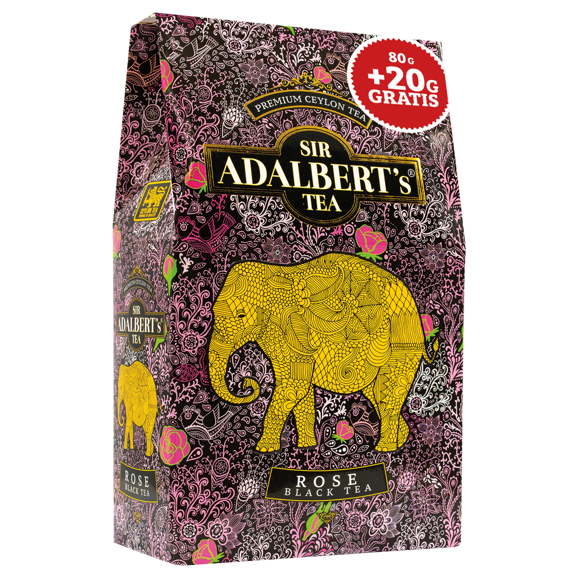 Adalbert'S Herbata Czarna Rose 80G +20G