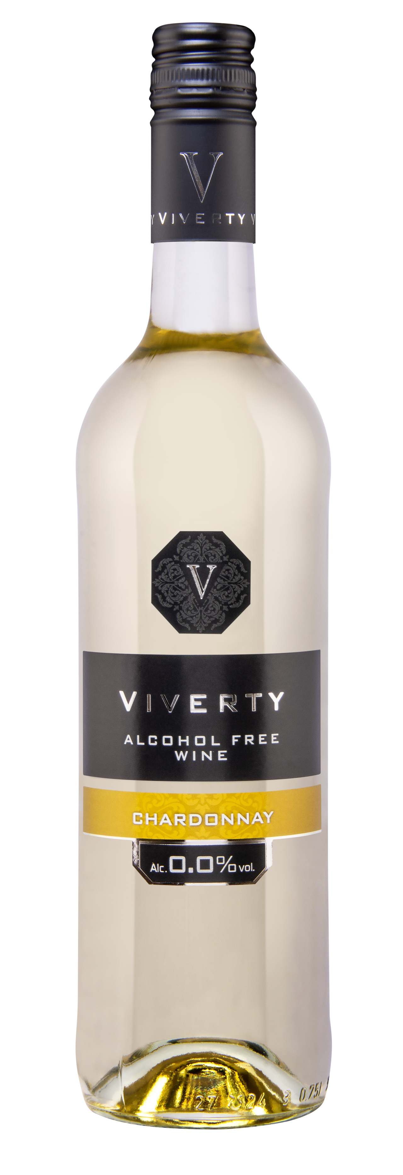Viverty Chardonnay Wino Bezalkoholowe Białe 750Ml
