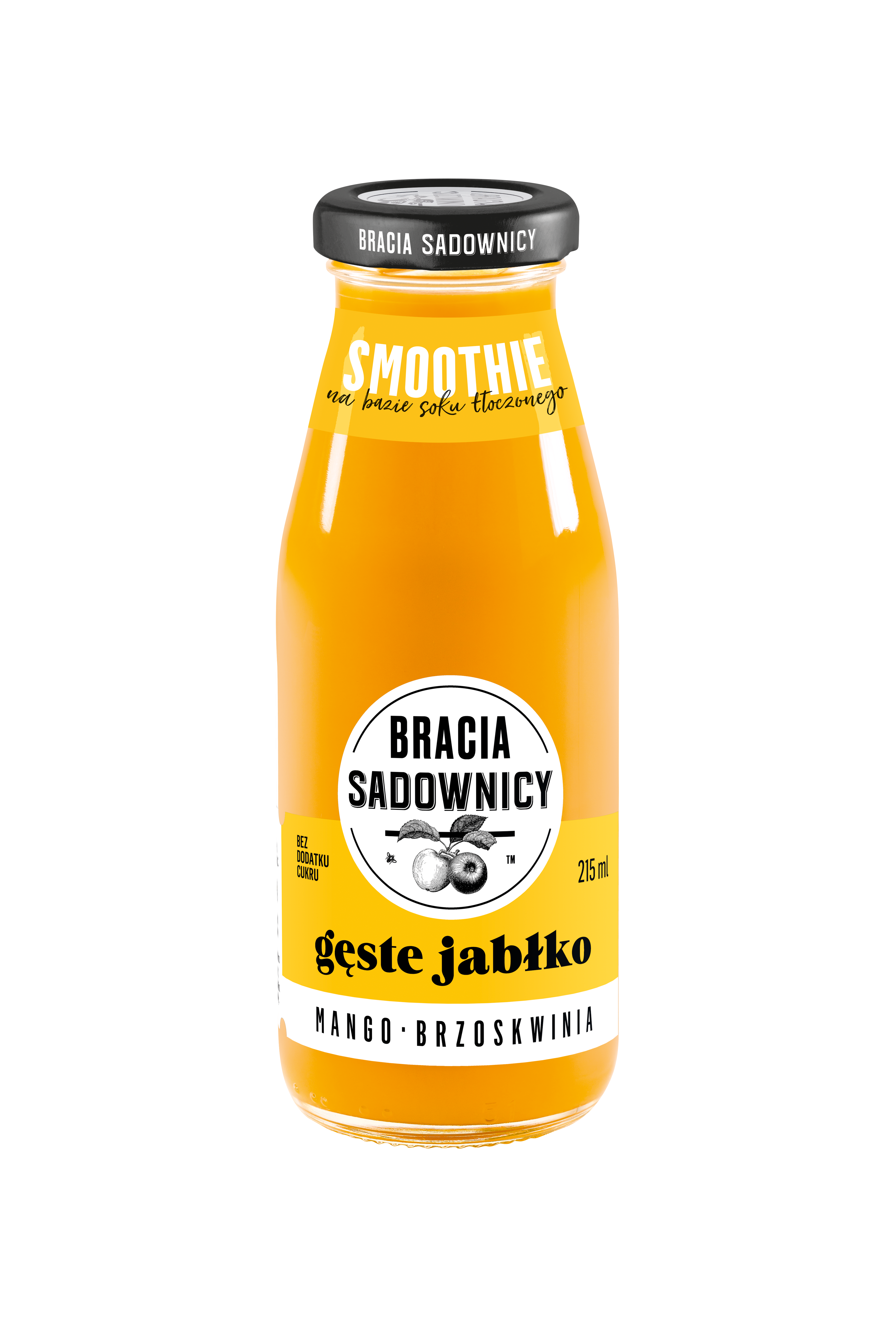 Bracia Sadownicy Gęste Jabłko - Mango Brzoskwinia 215 Ml