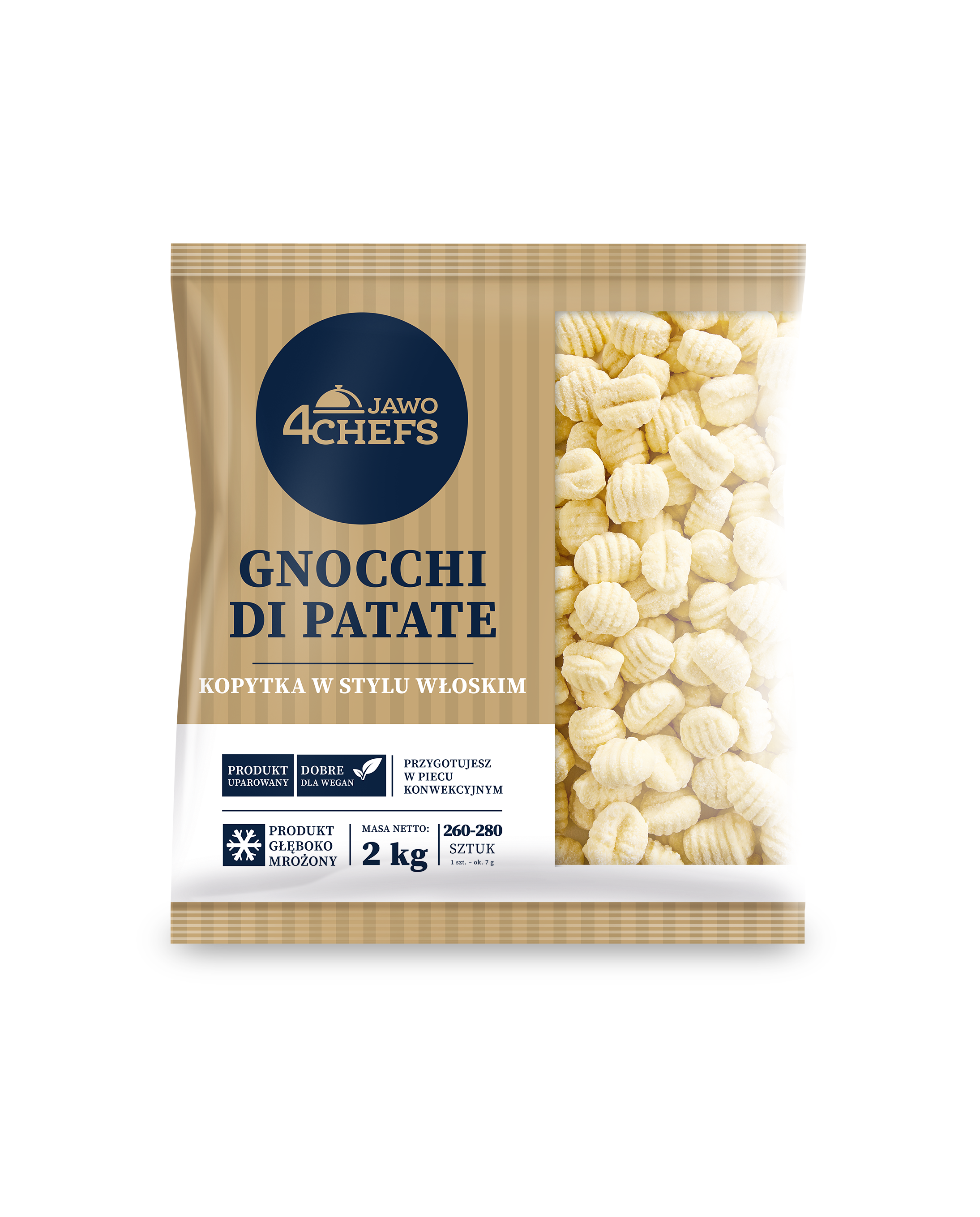 Jawo 4Chefs Gnocchi Di Patate - Kopytka W Stylu Włoskim 2 Kg