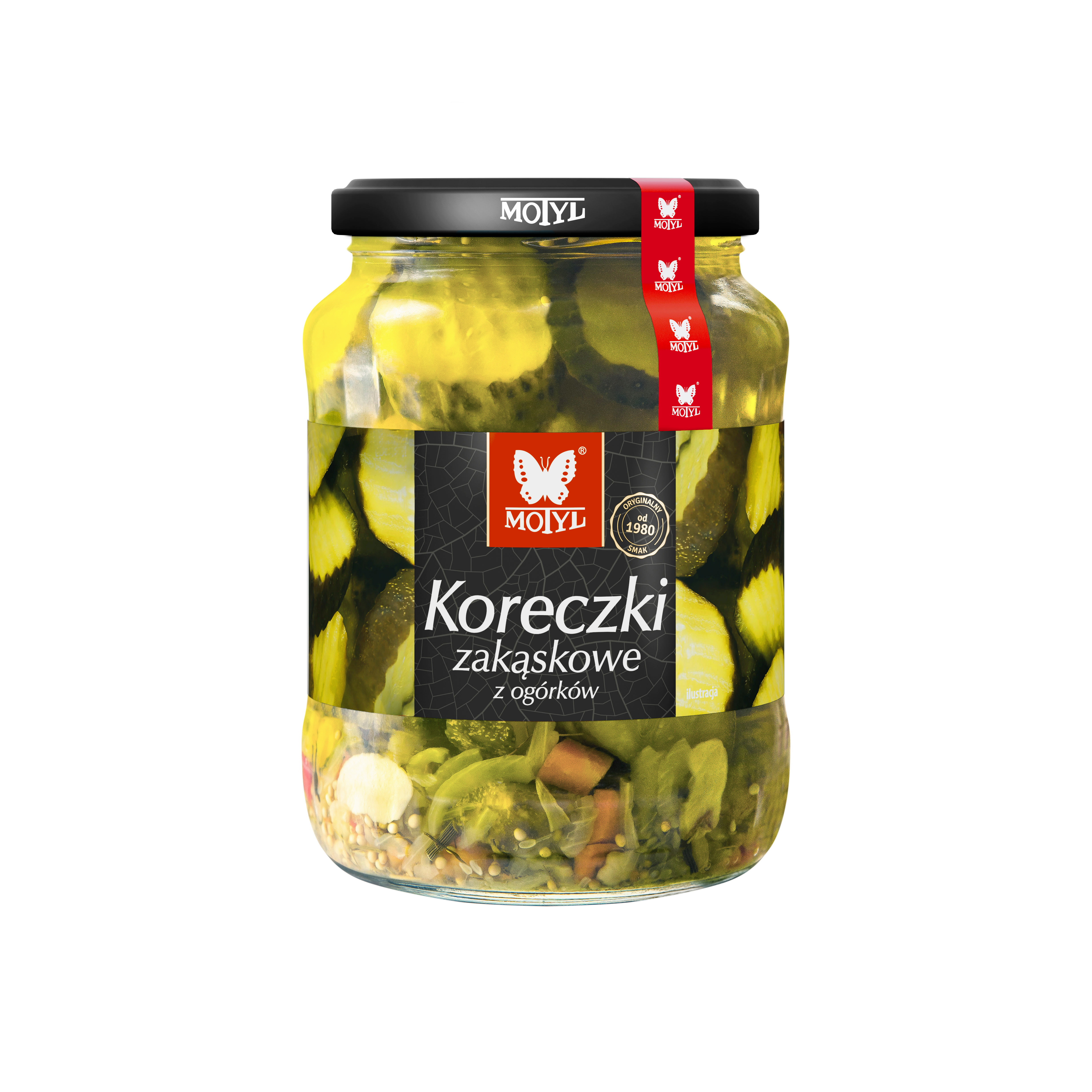 Motyl Koreczki Zakąskowe Z Ogórków 680 G