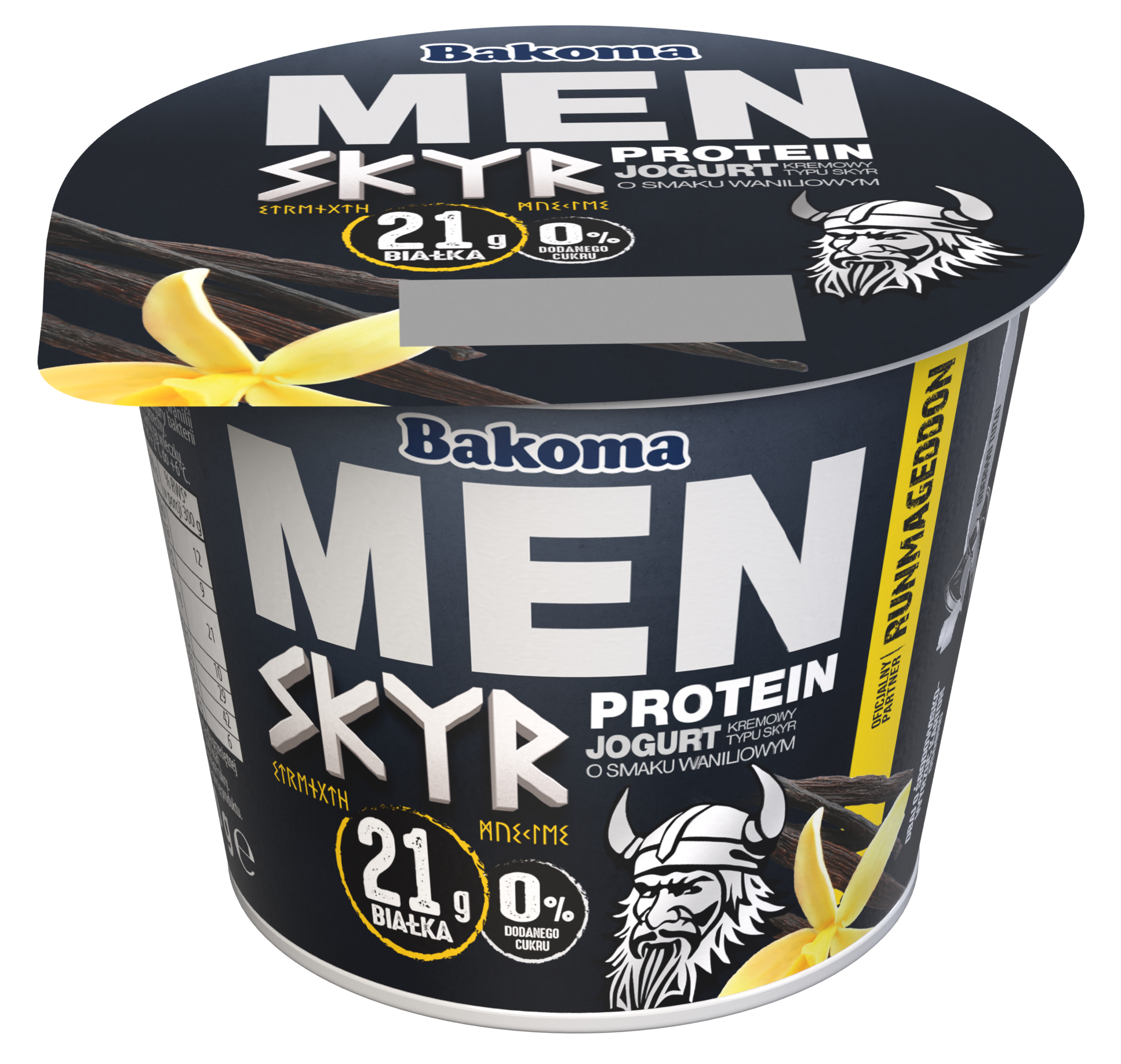 Bakoma Men Protein Jogurt Kremowy Typu Skyr O Smaku Waniliowym 300G