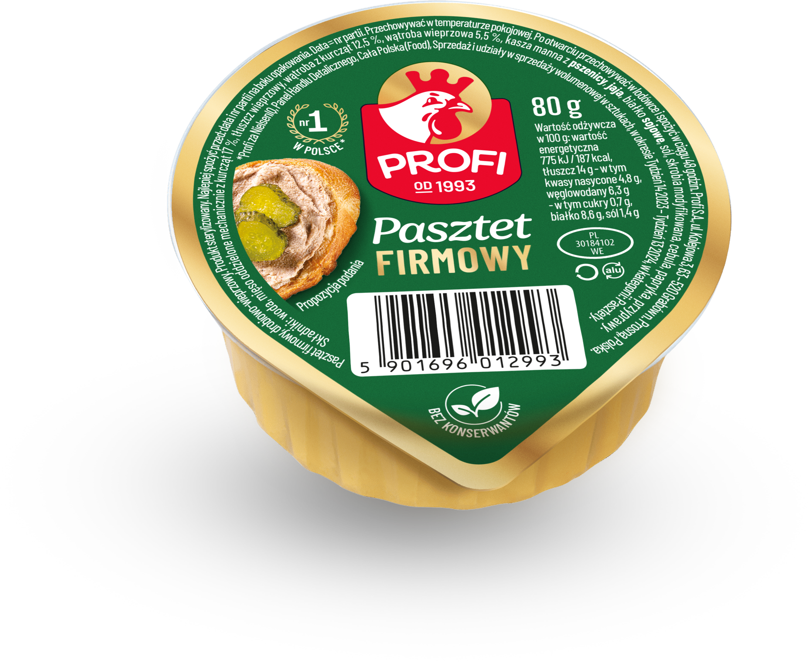Profi Pasztet Firmowy 80G
