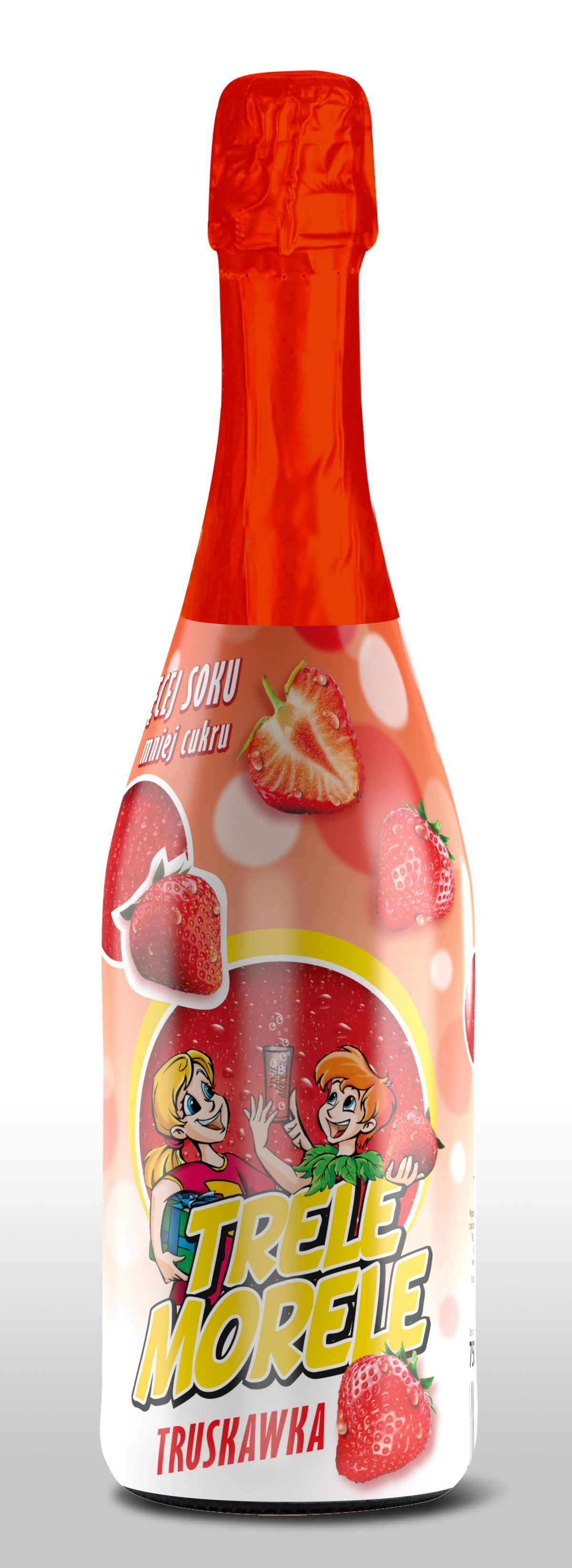 Trele Morele 0,75L Tim - Smak Truskawkowy