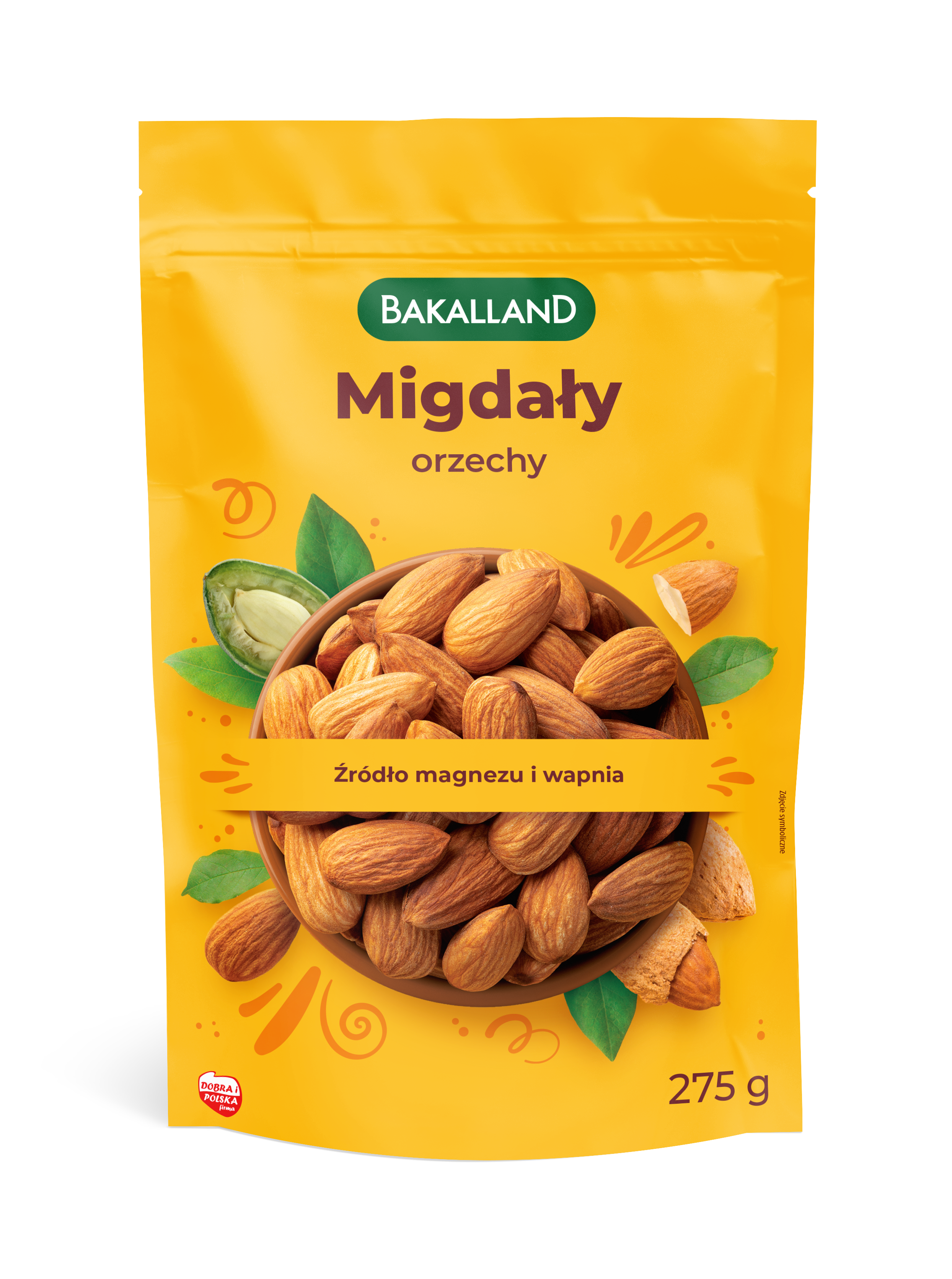 Migdały Łuskane 275G Bakalland