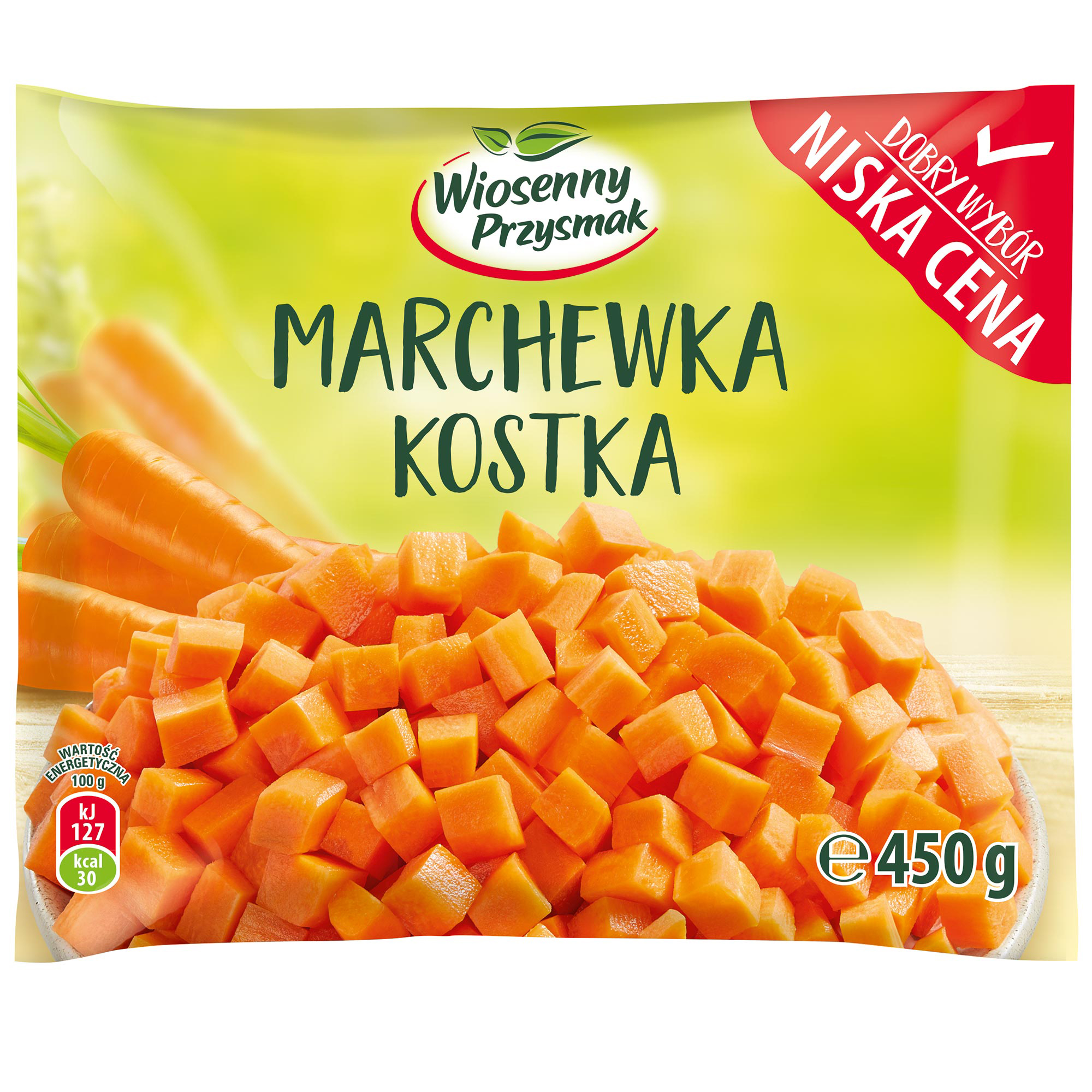 Wiosenny Przysmak Marchewka Kostka 450G
