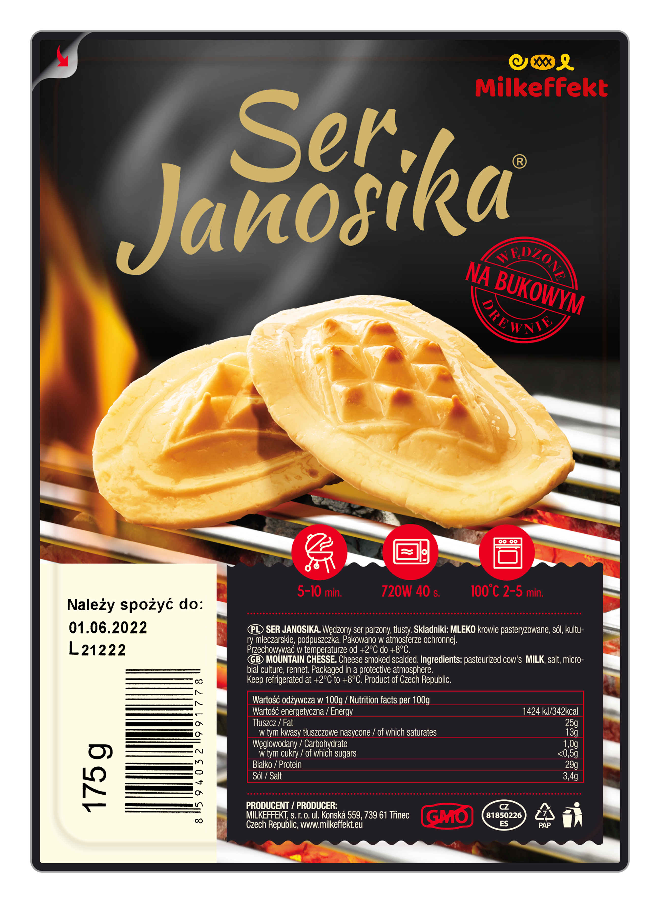 Ser Janosika Wędzony 175G