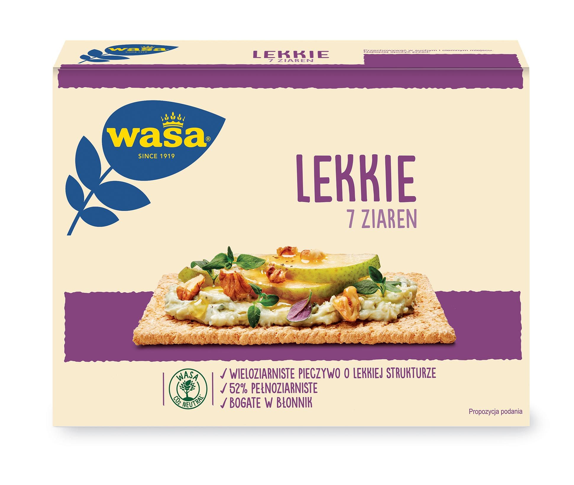 Wasa Pieczywo Lekkie 7 Zbóż 110 G