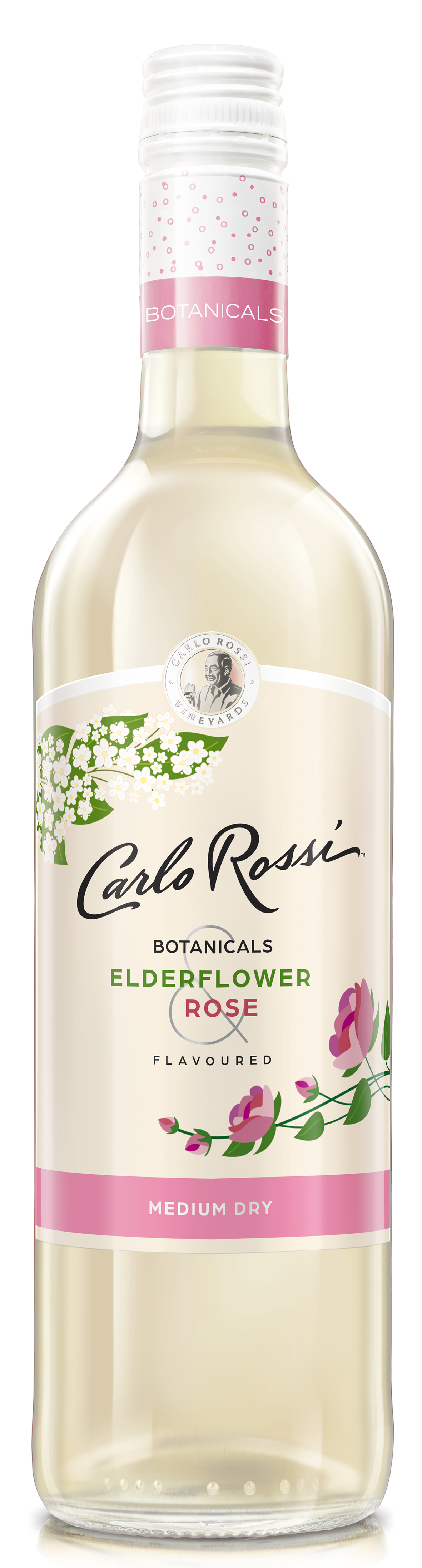 Carlo Rossi Botanicals Elderflower & Rose 750 Ml