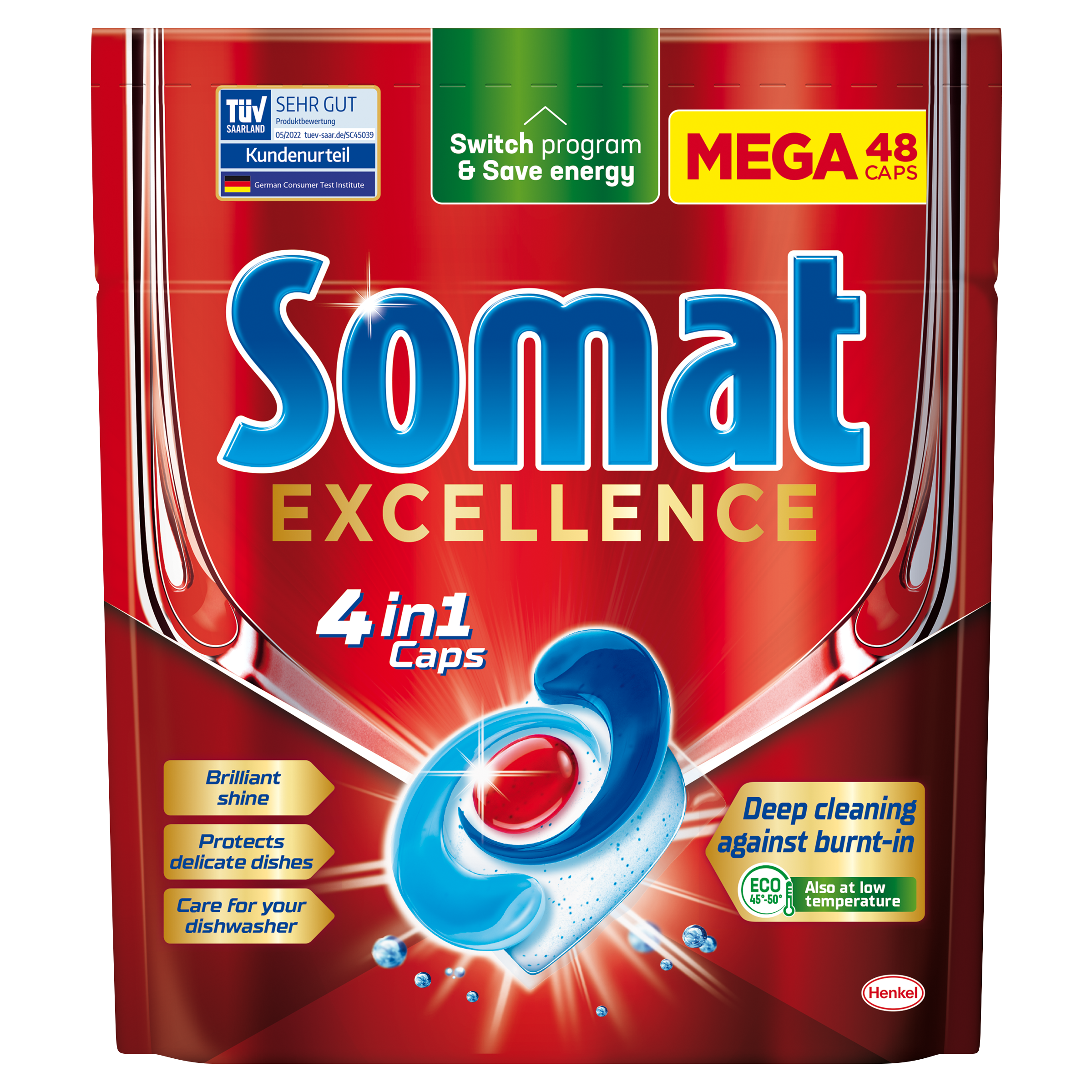 Somat Excellence 4W1 Tabletki Do Zmywarek 48 Sztuk